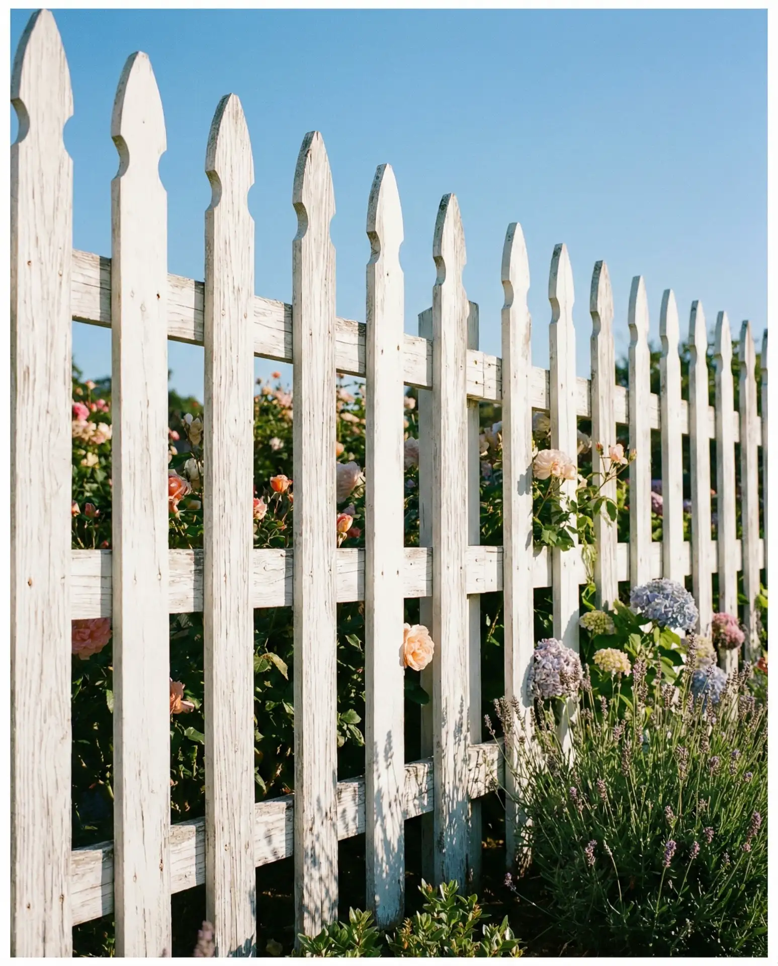 Classic White Picket Charm 2