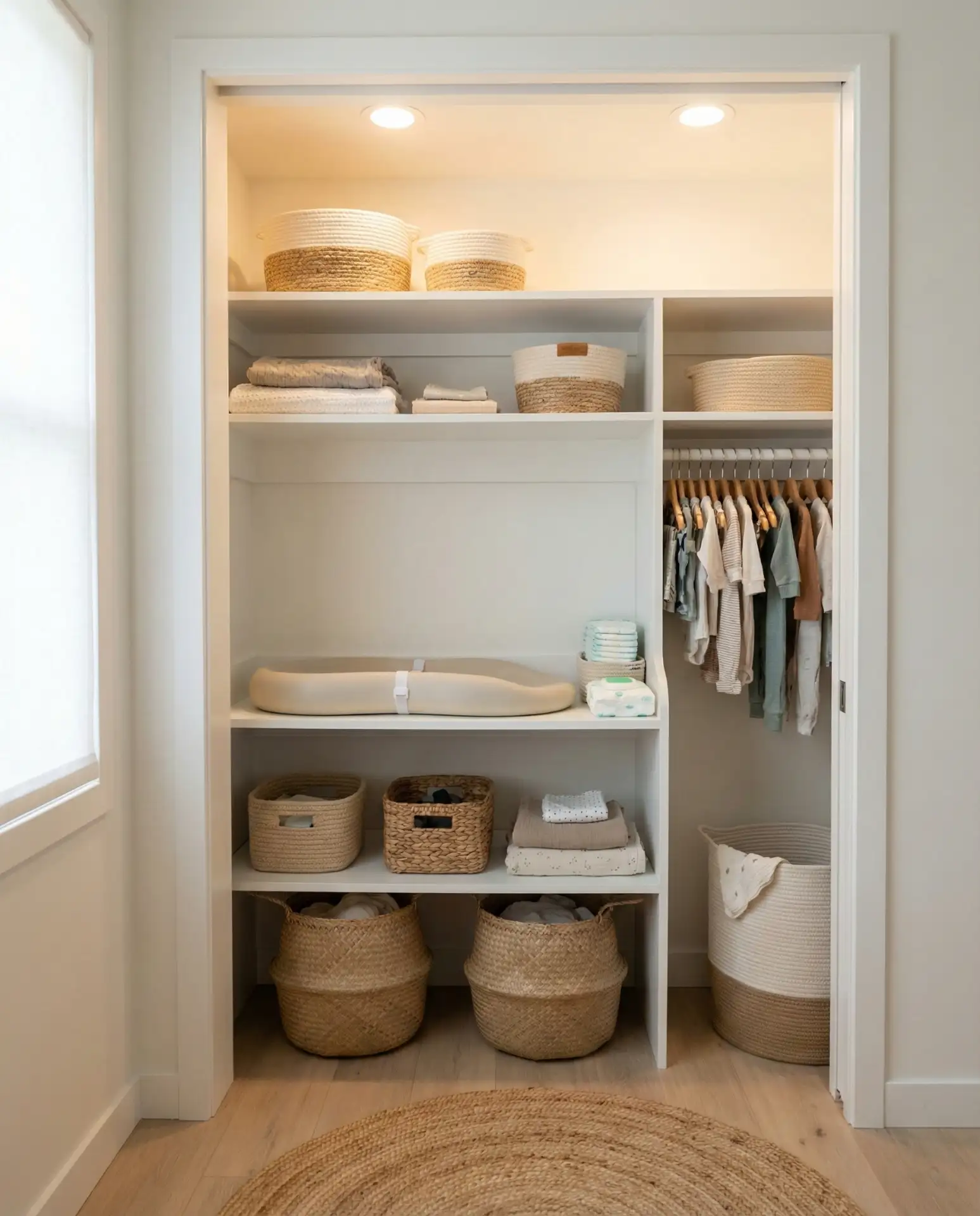 Closet Conversion to Mini Dressing Area 1