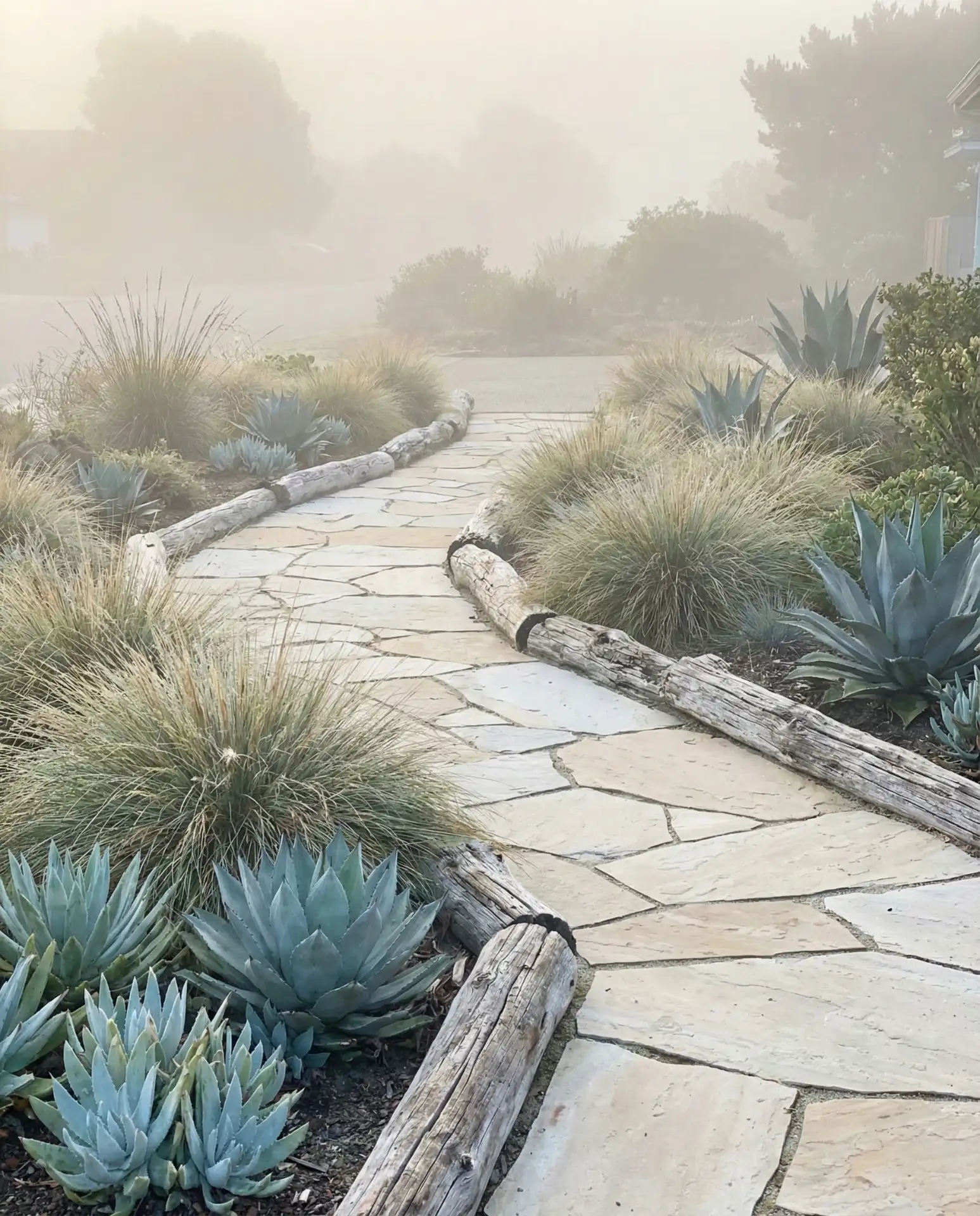 Coastal-Inspired Entry with Native Grasses 1