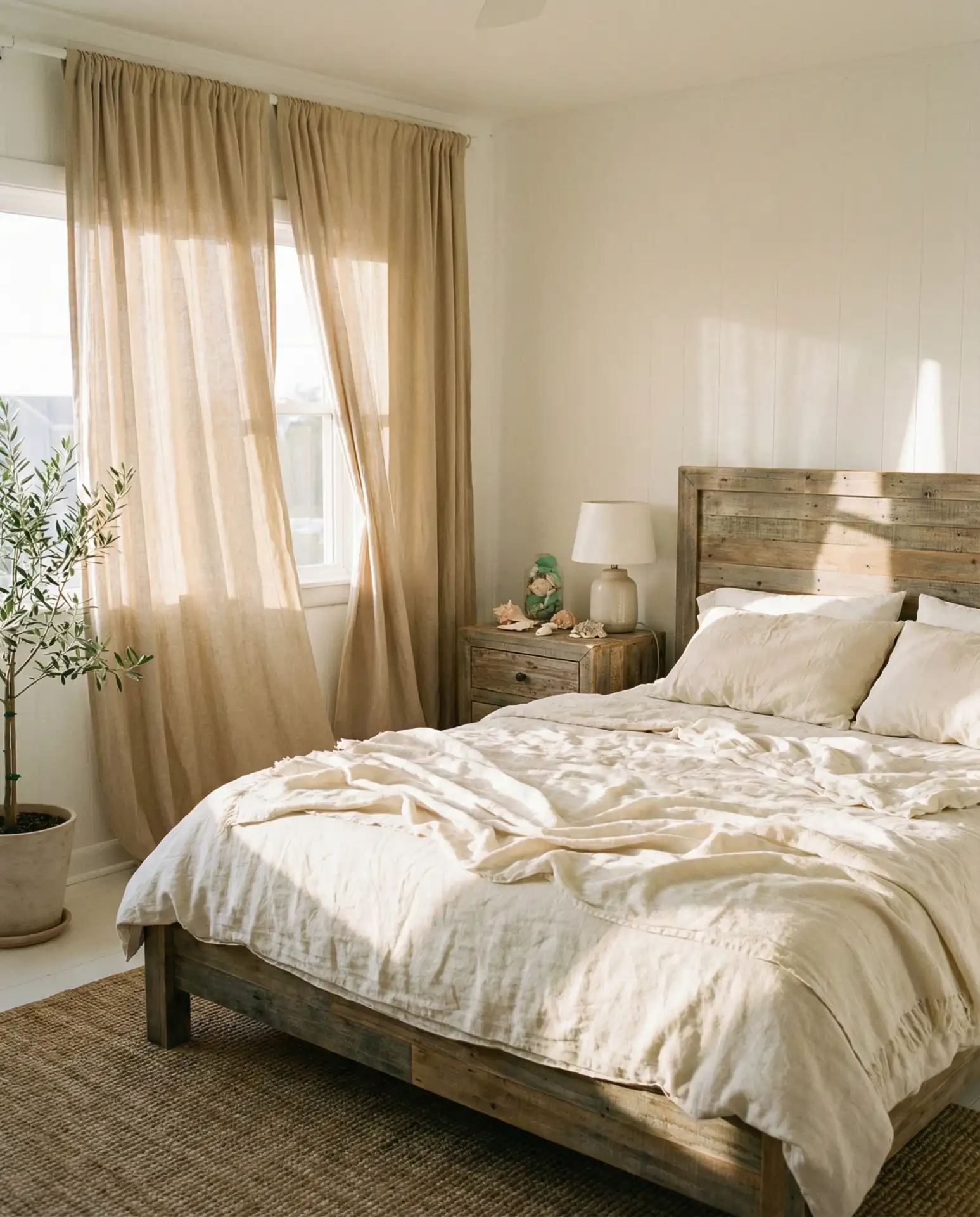Coastal Linen in Soft Sandy Tones 1