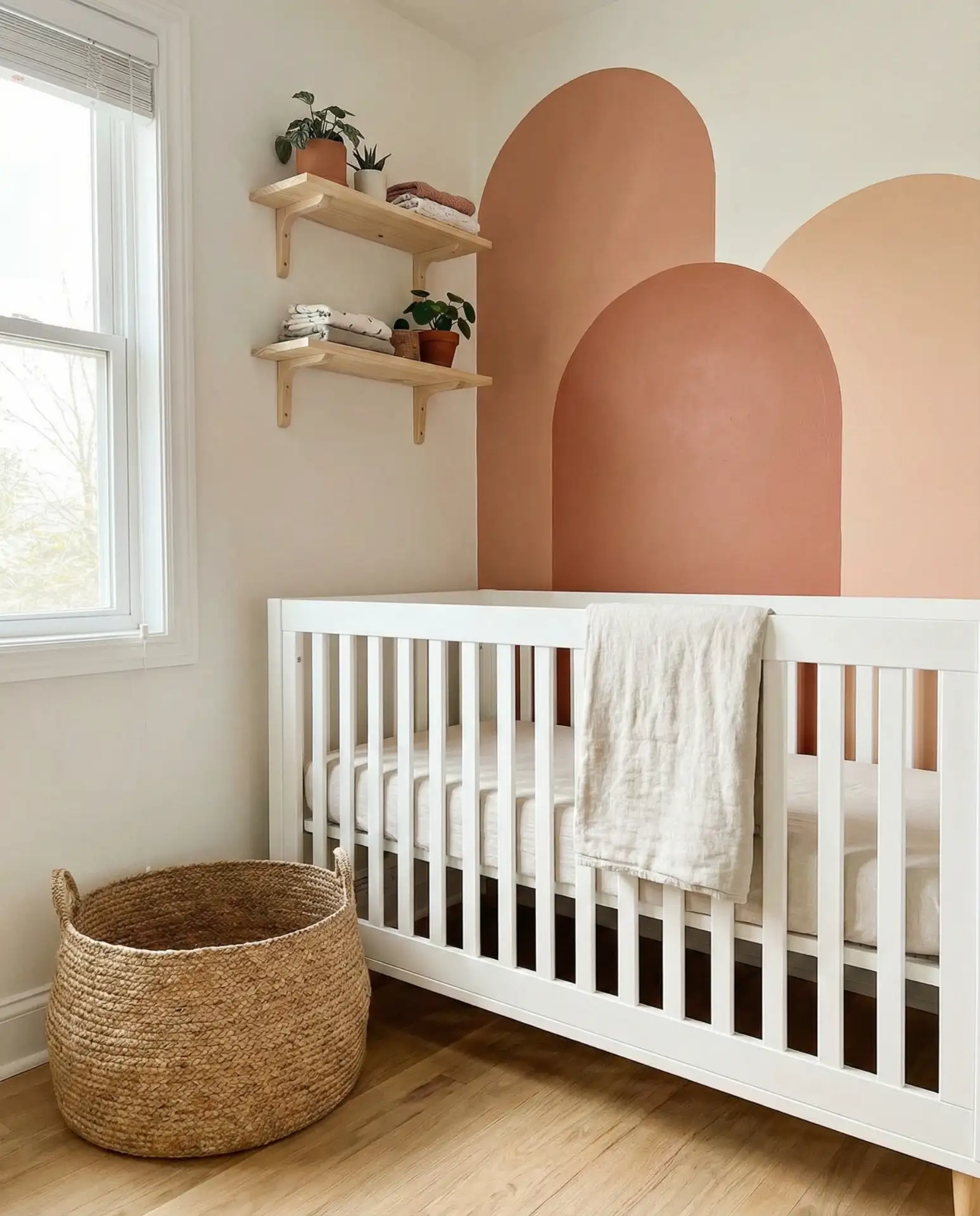 Colorful Accent Wall with Geometric Patterns 1