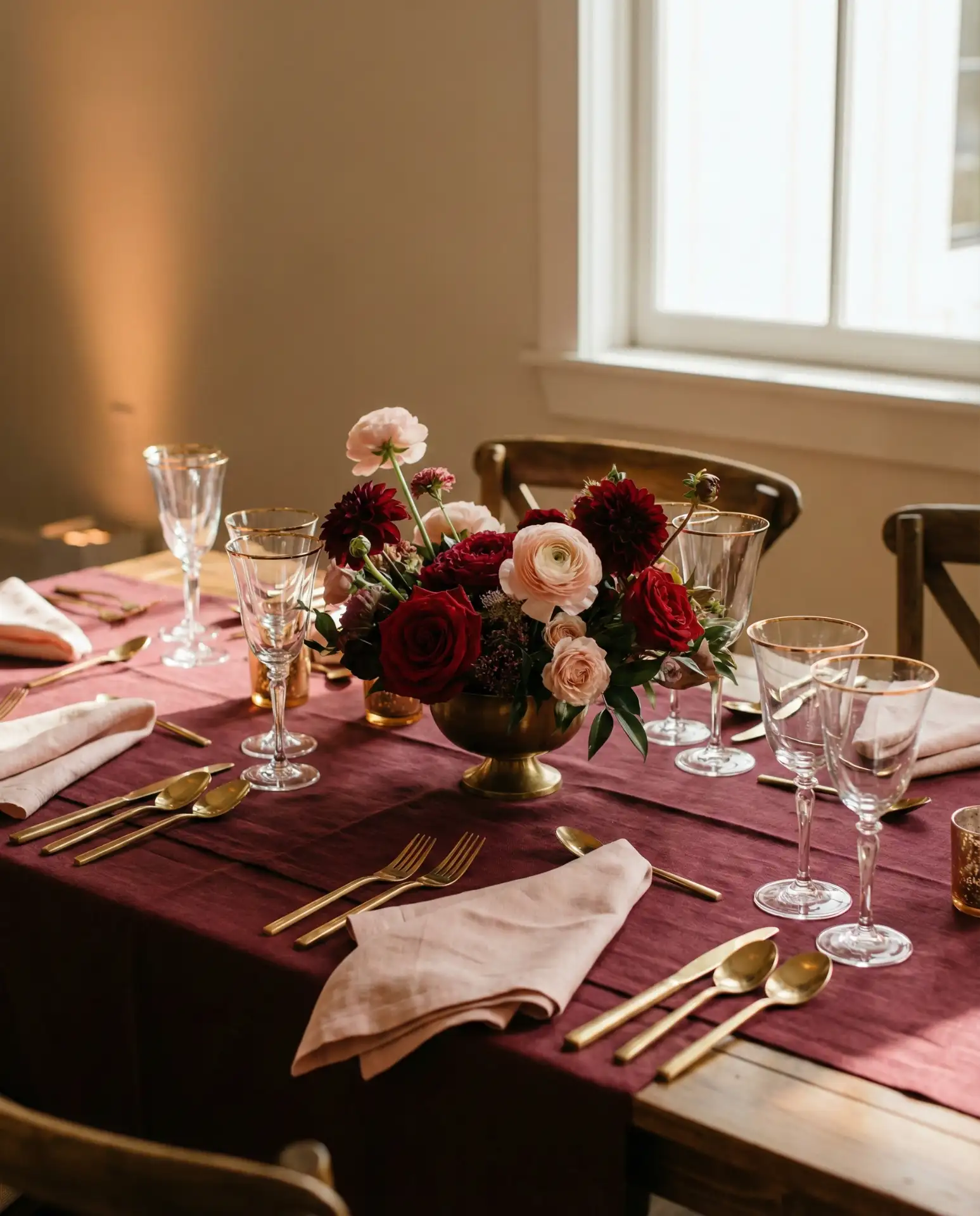 Colorful Table Linens in Jewel Tones 2