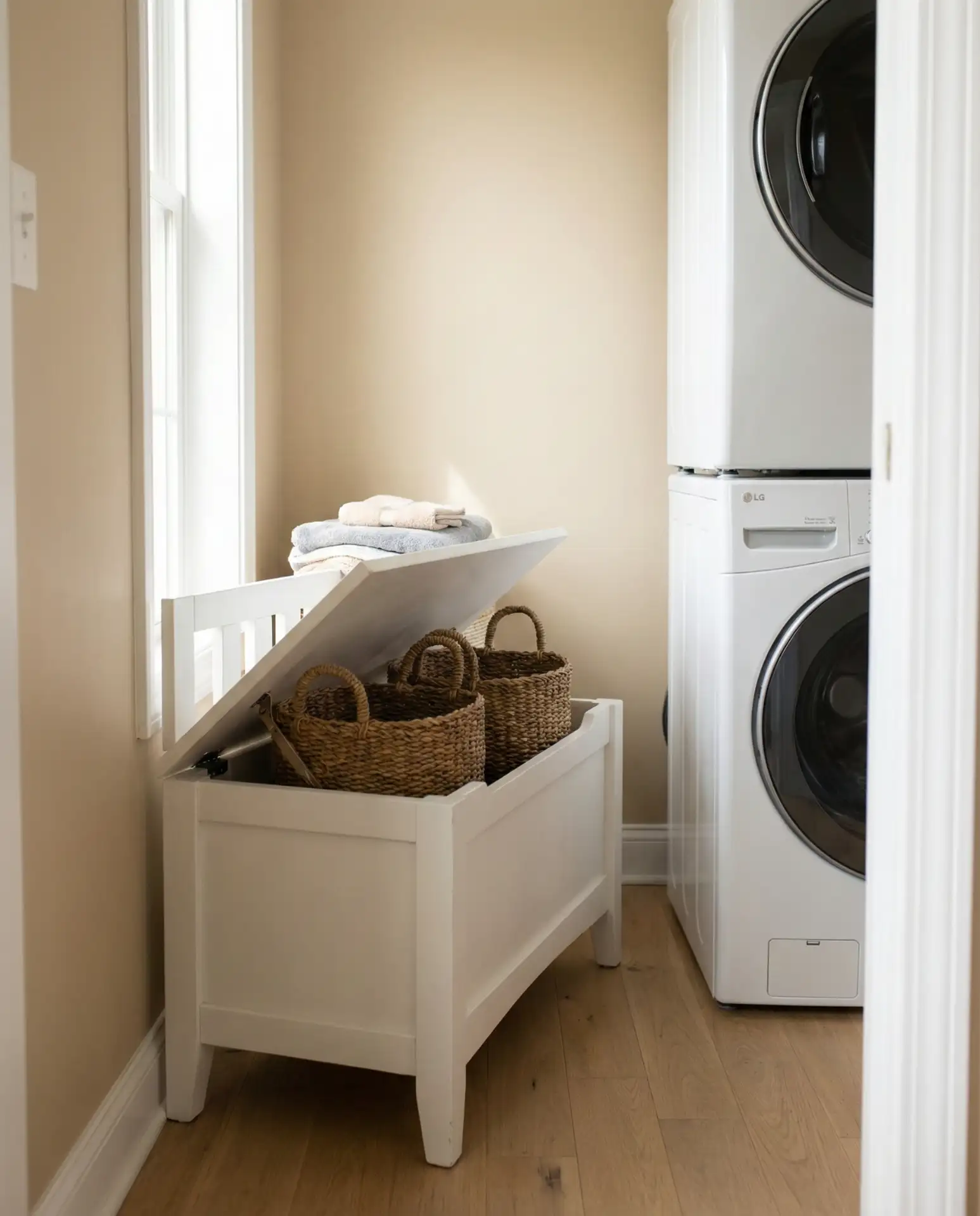 Compact Bench with Storage Underneath 1