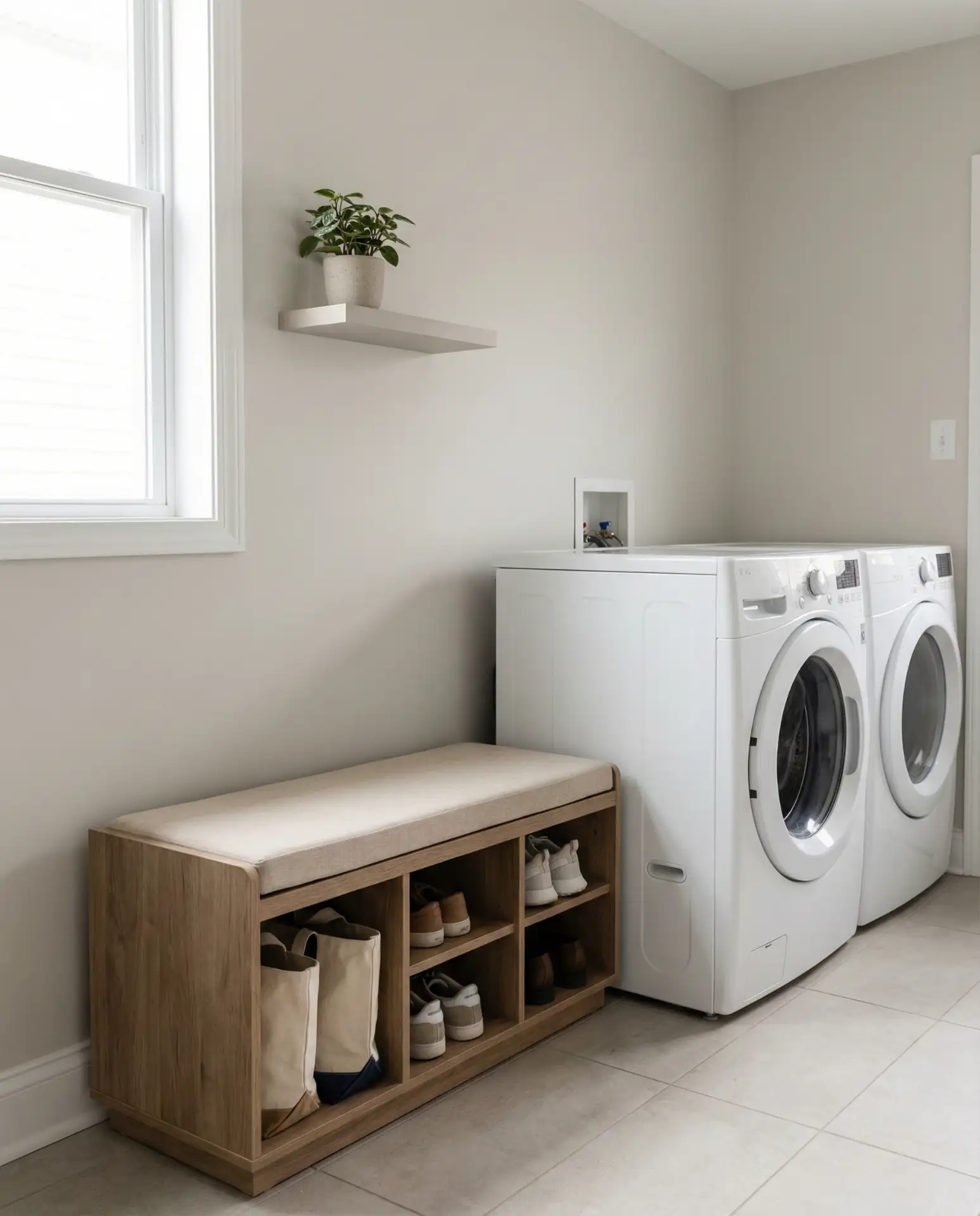 Compact Bench with Storage Underneath 2