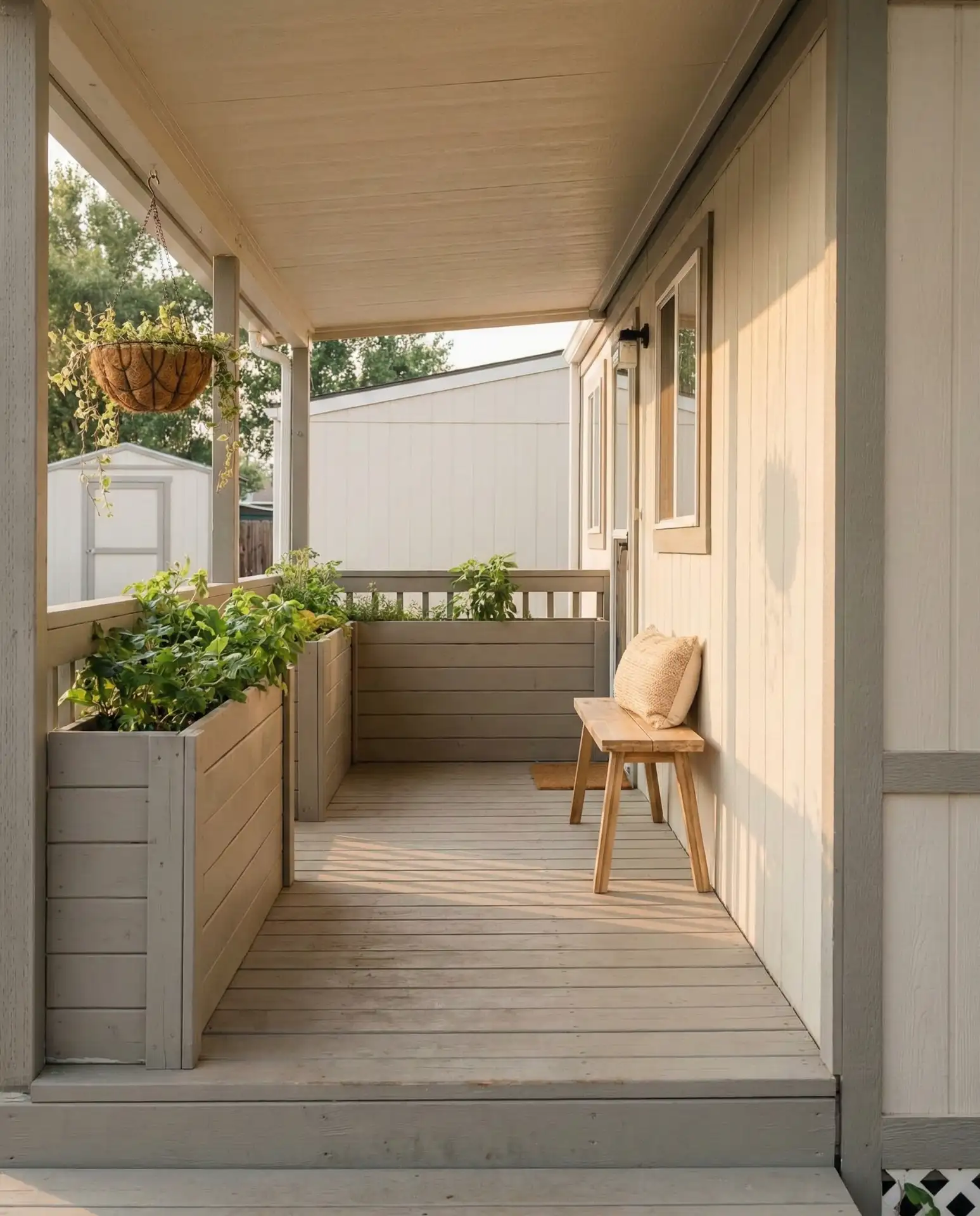 Compact Manufactured Home Front Step 1