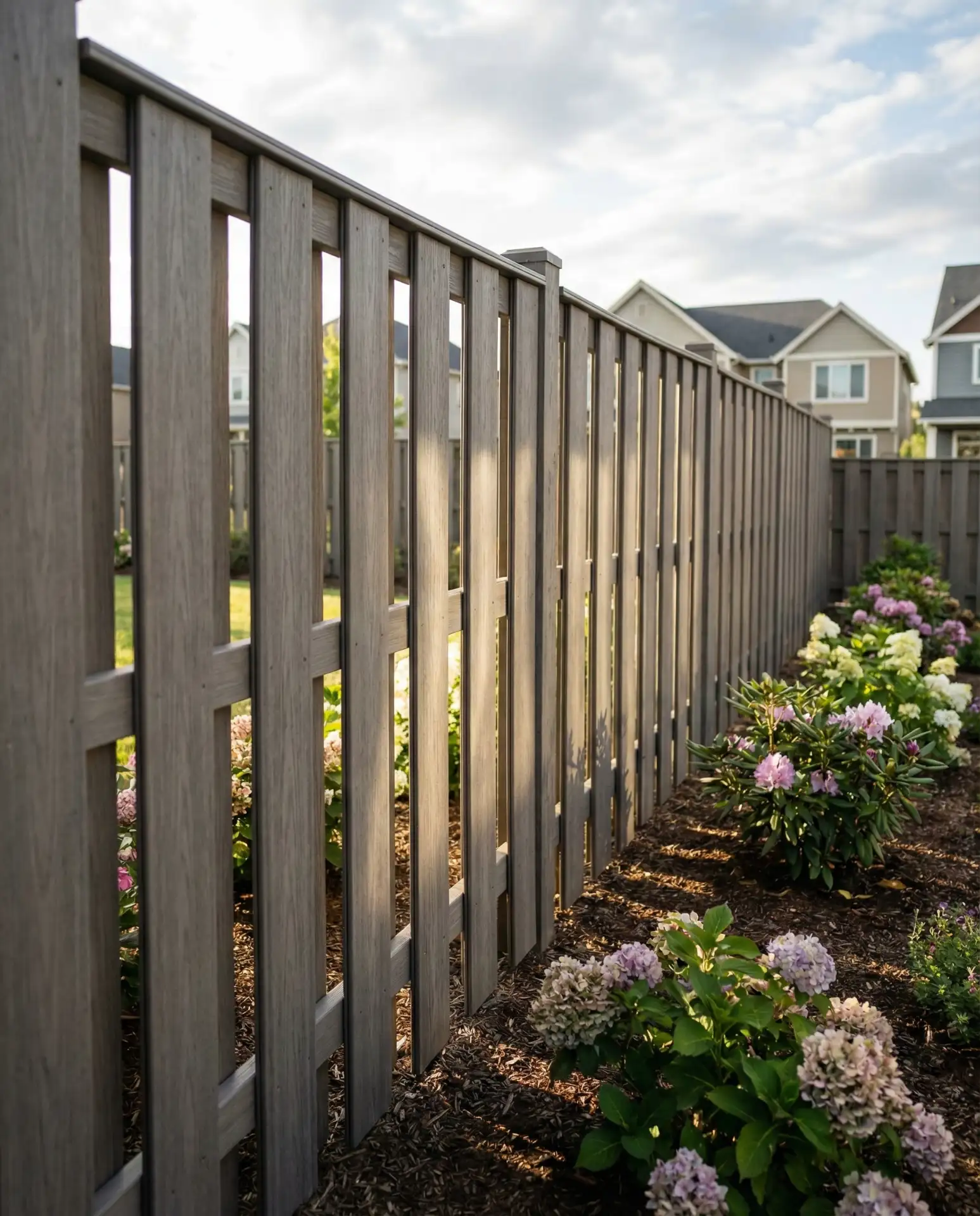 Composite Shadowbox Fence with Alternating Panels 1