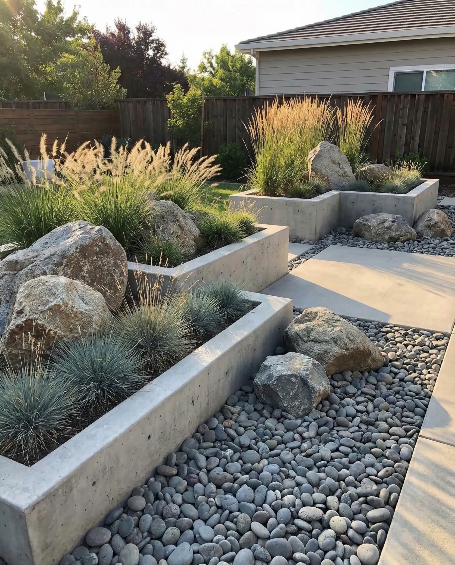 Contemporary Concrete and Stone Mix 1