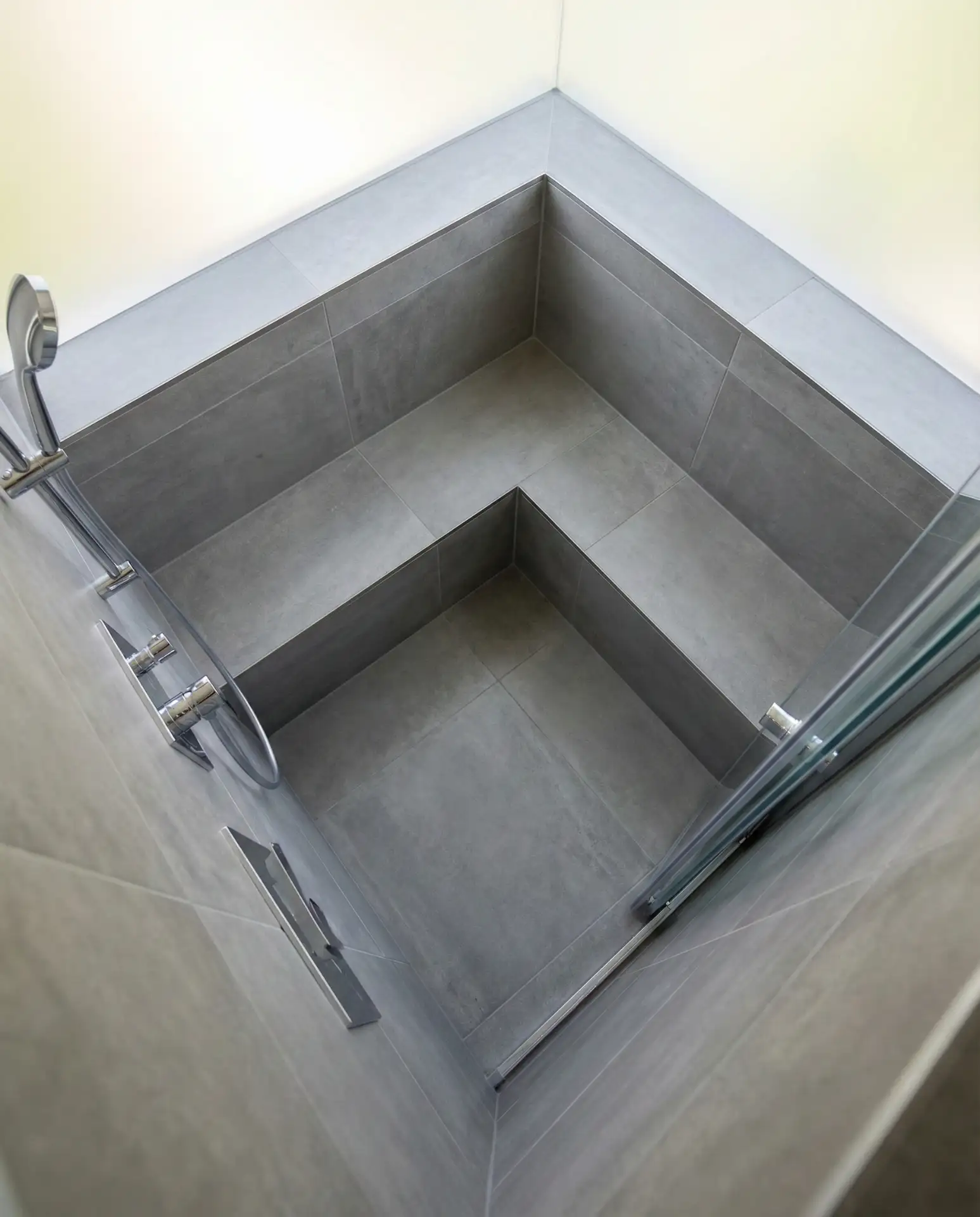 Corner Bench with Integrated Controls 2