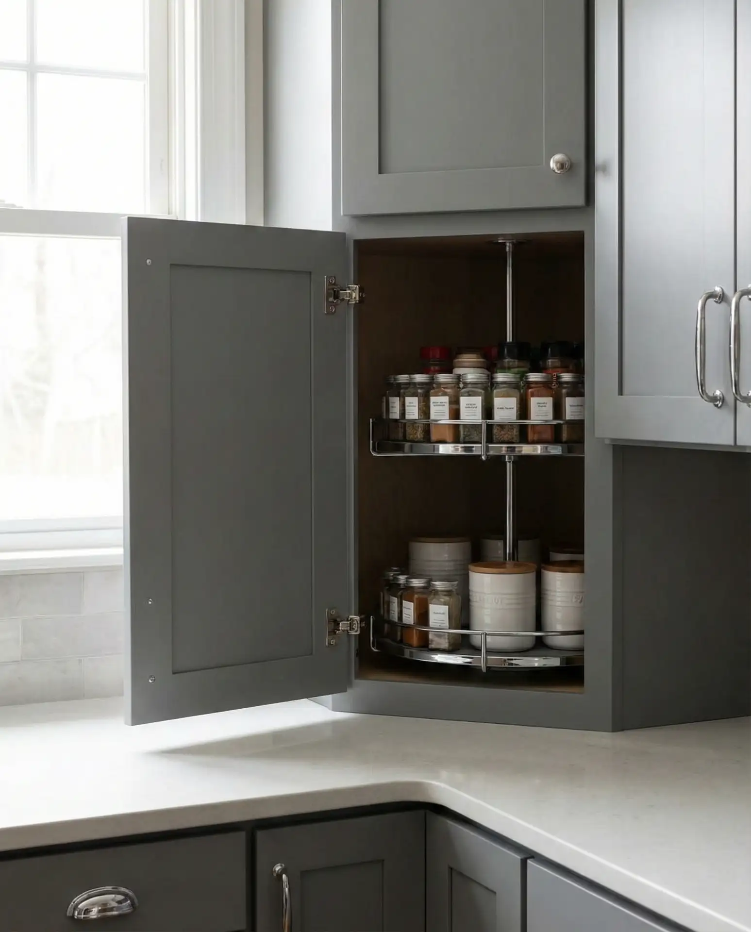 Corner Cabinets with Lazy Susan Solutions 2