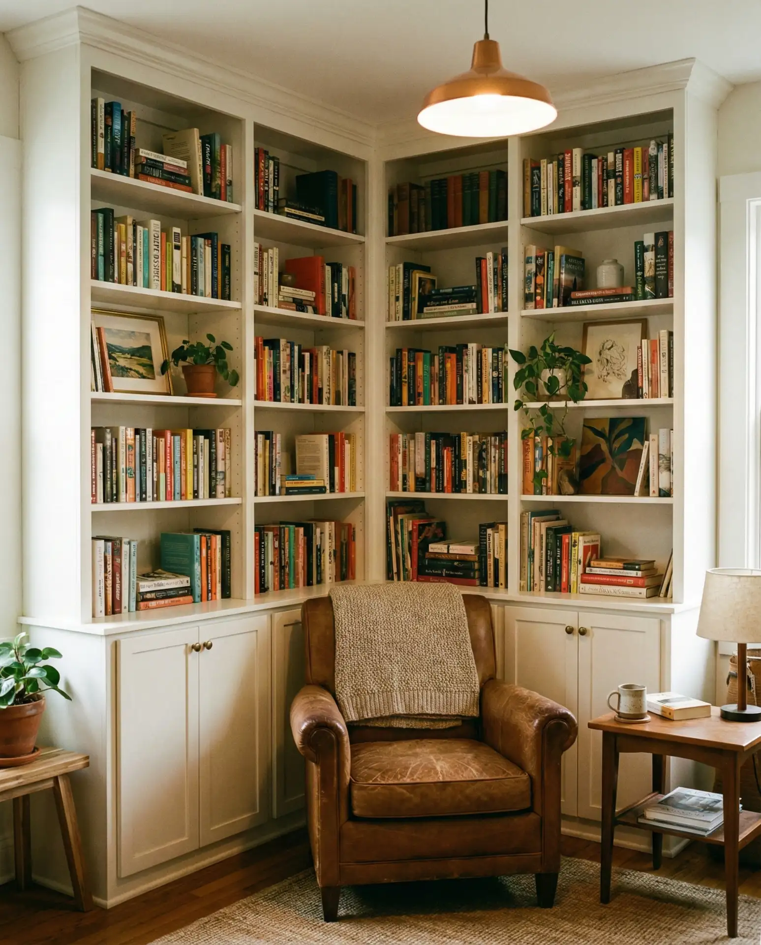 Corner Library with L-Shaped Configuration 2