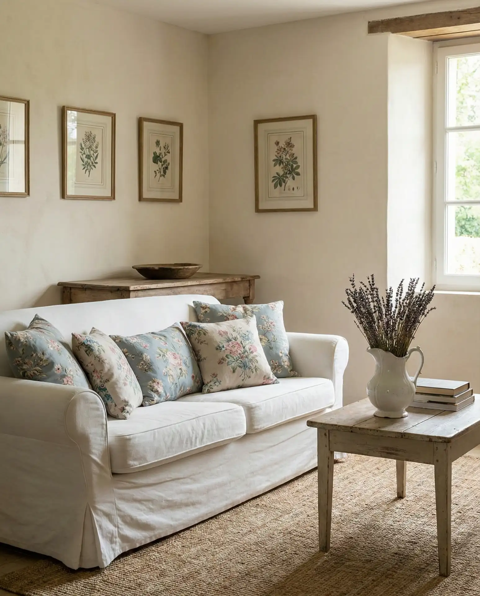 Cottage-Style Decor with Floral and Botanical Touches 1