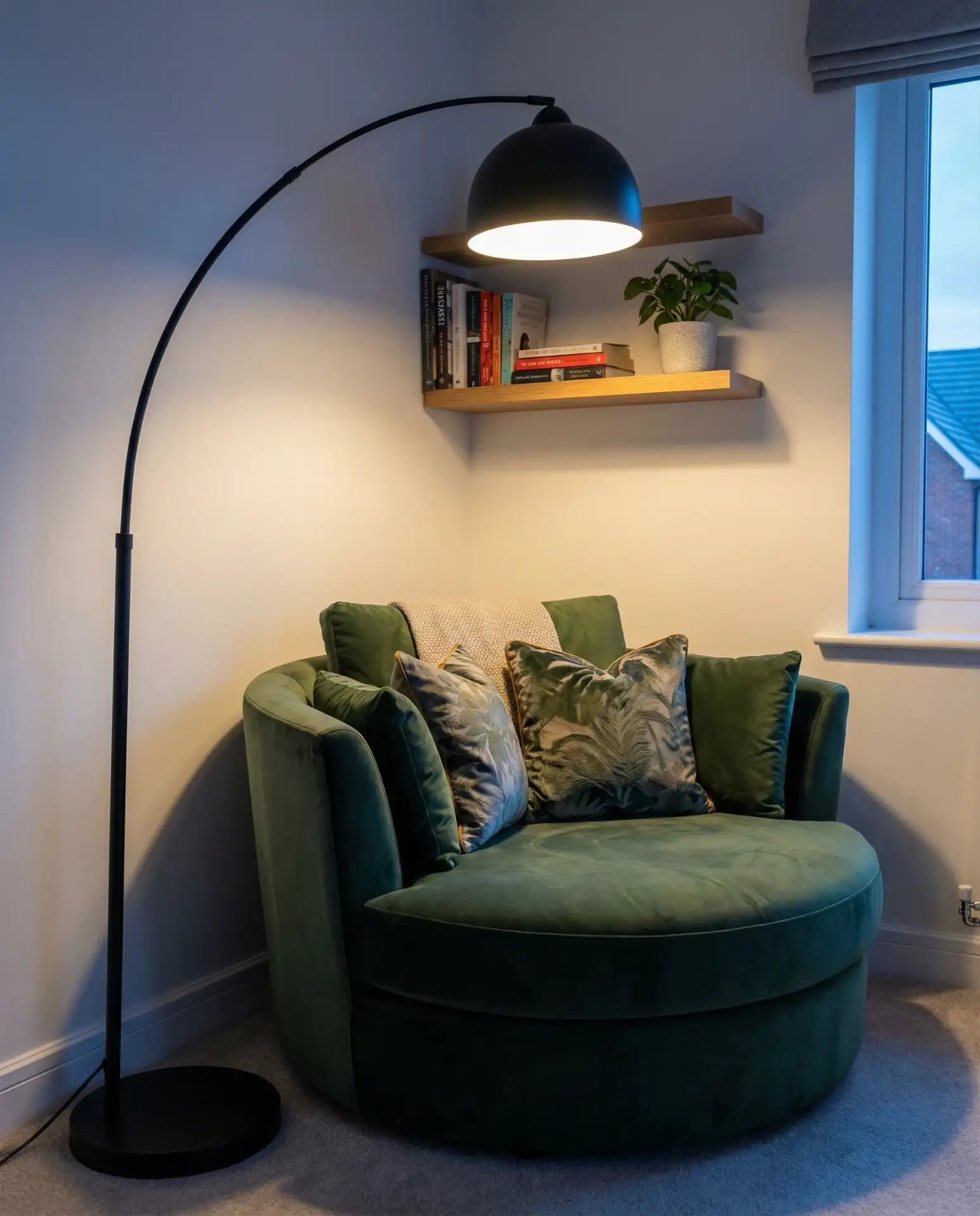 Cozy Corner Reading Nooks with Targeted Lamps 1