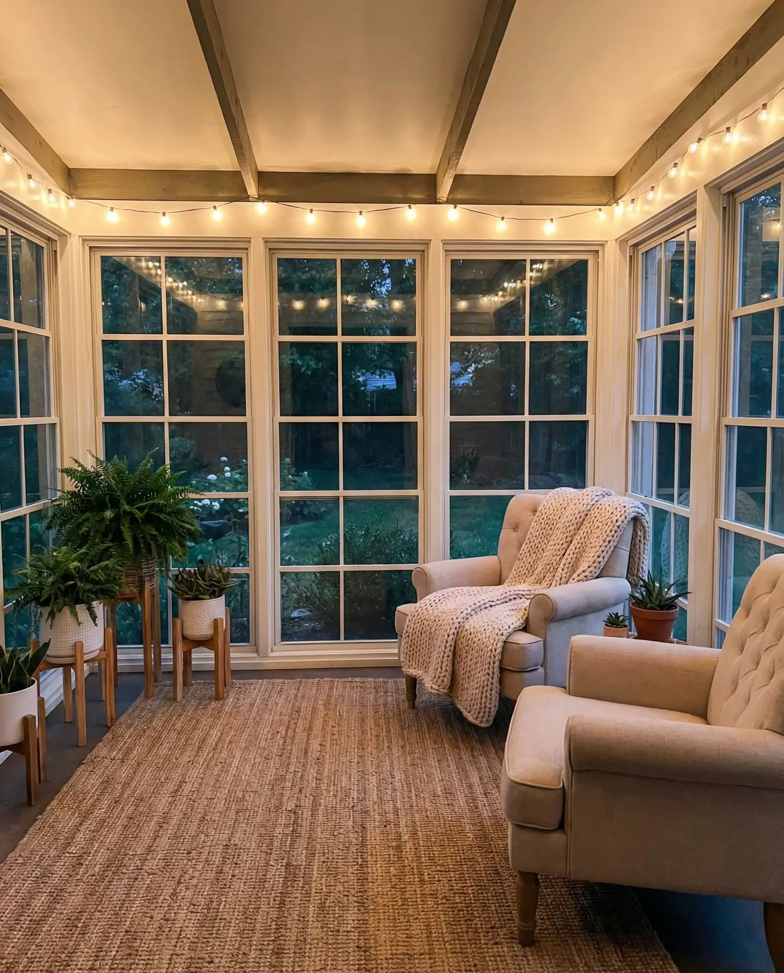 Cozy Enclosed Sitting Room 1