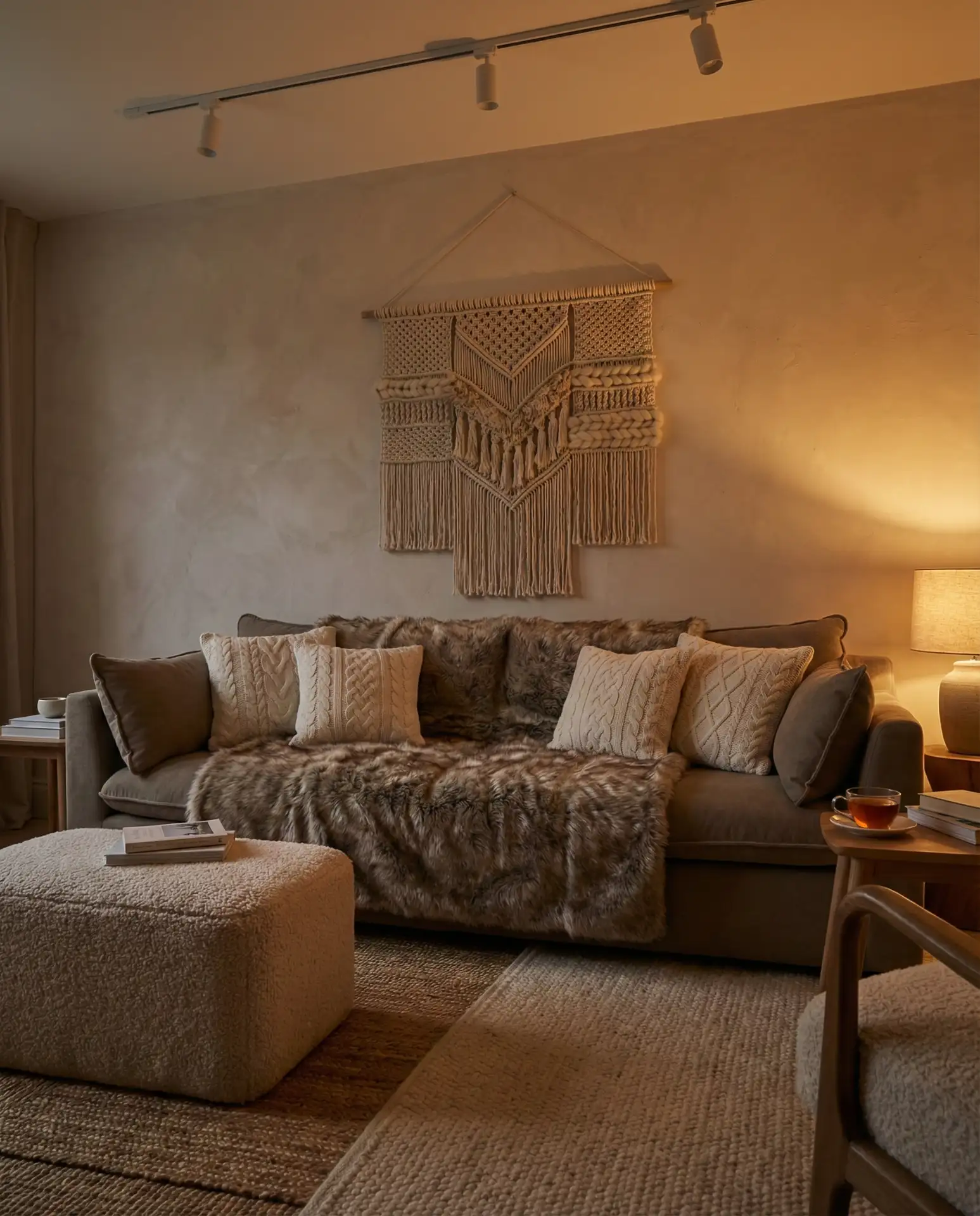 Cozy Layered Textiles for Winter Warmth 1