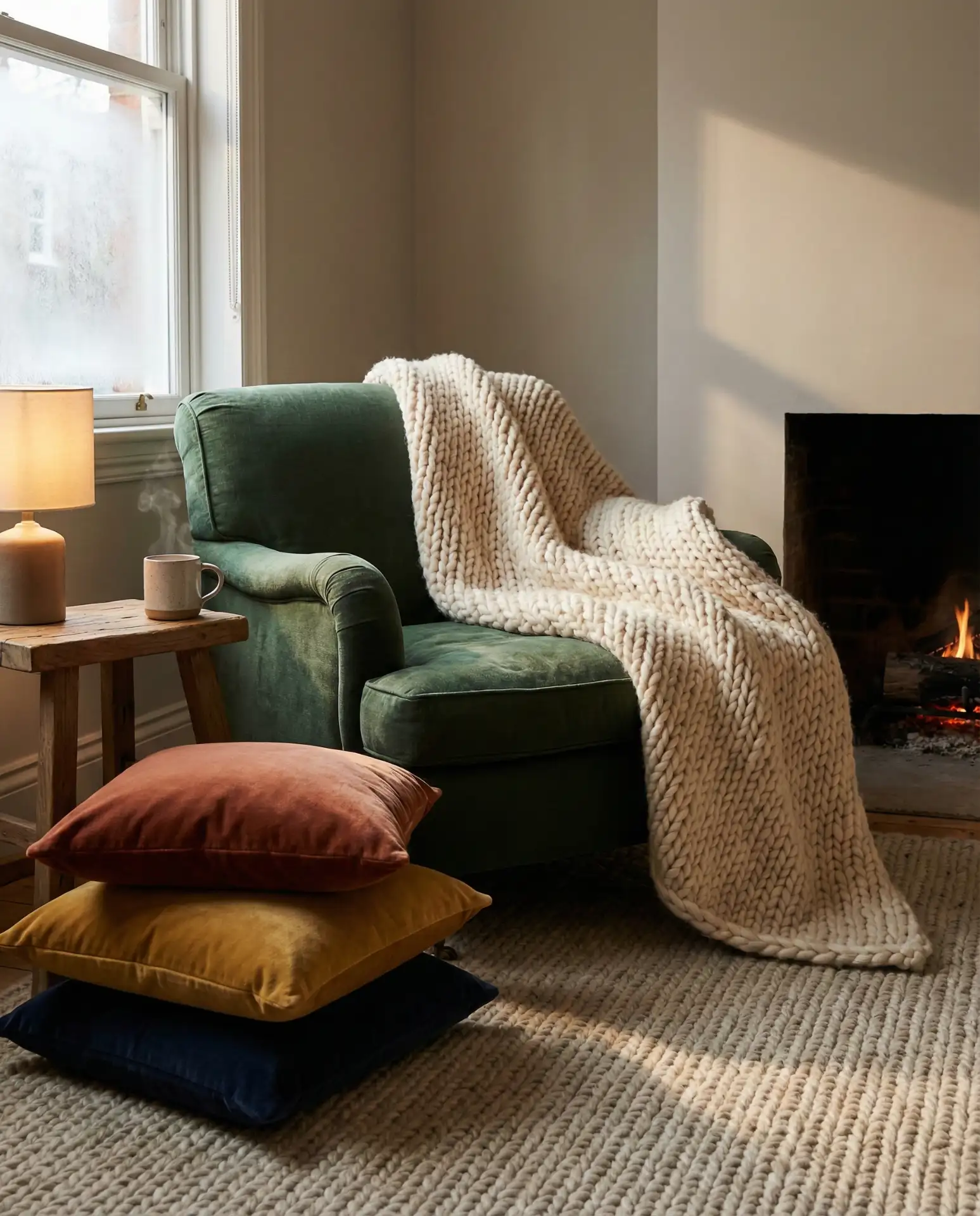 Cozy Layered Textiles for Winter Warmth 2