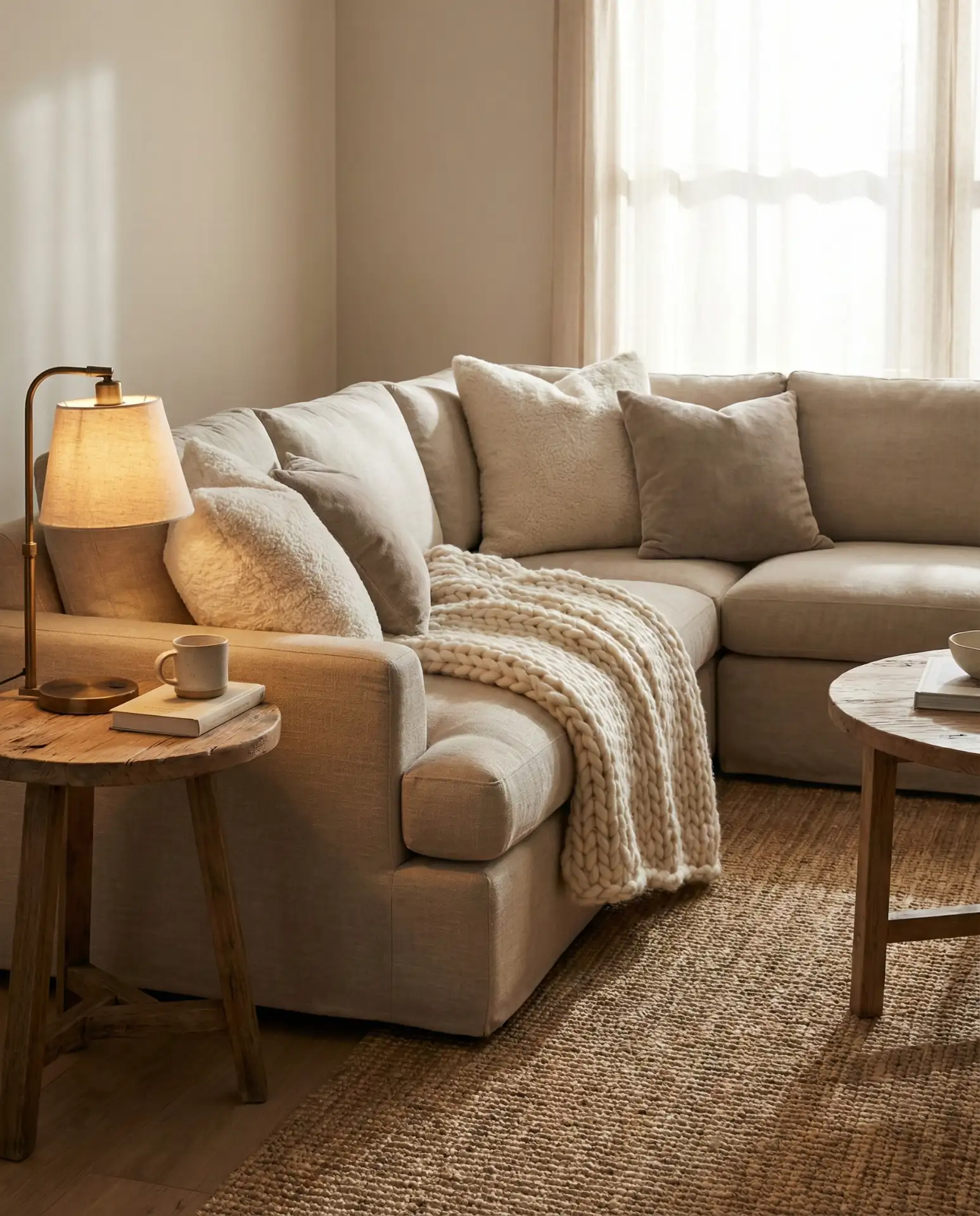 Cozy Neutral Nook with Soft Textures 2