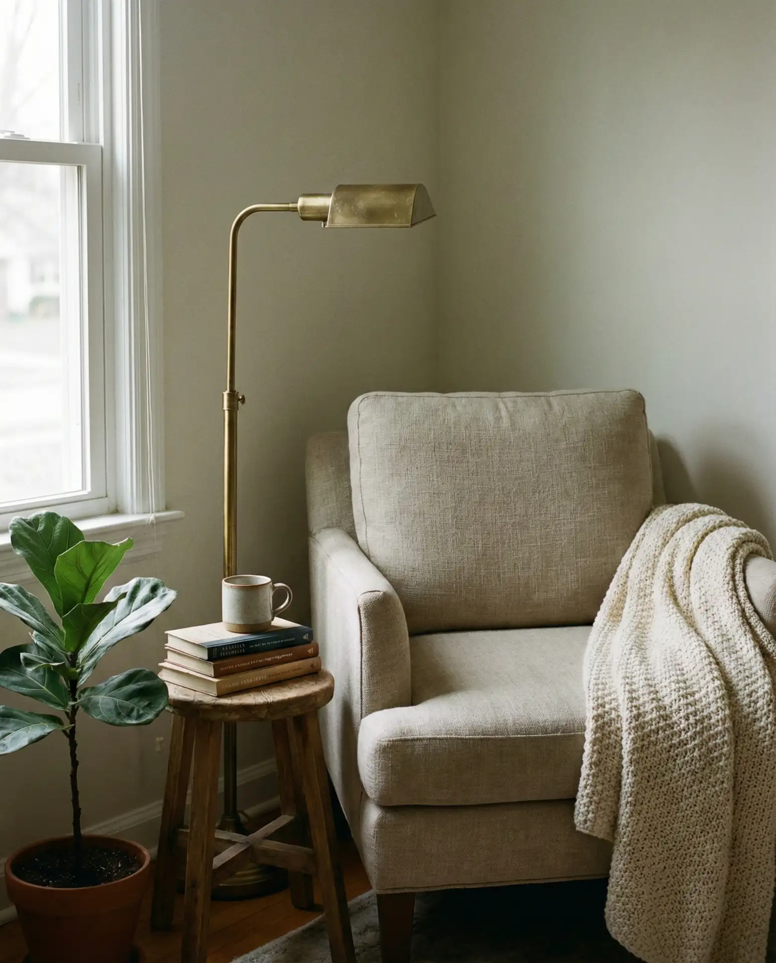 Cozy Reading Nook Creation 1