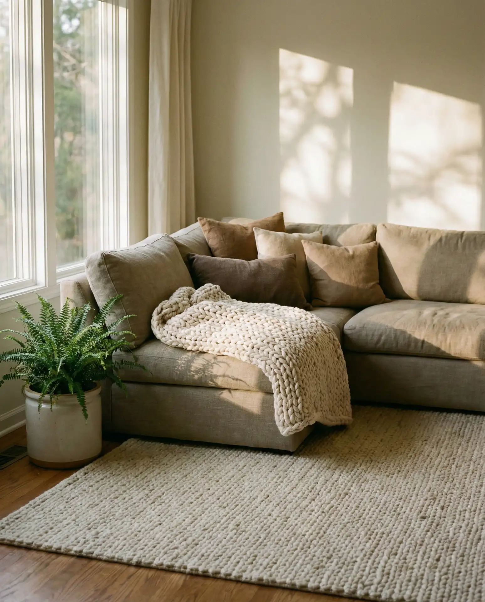 Cozy Sunroom with Oversized Seating 1