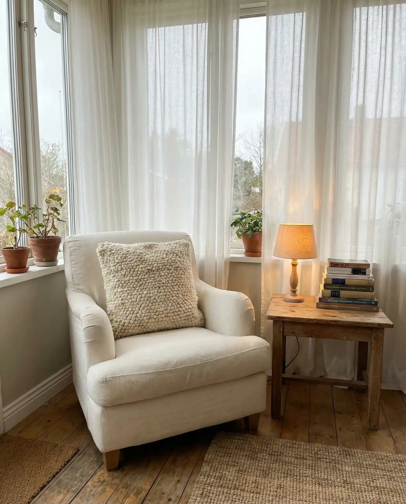Cozy Sunroom with Oversized Seating 2