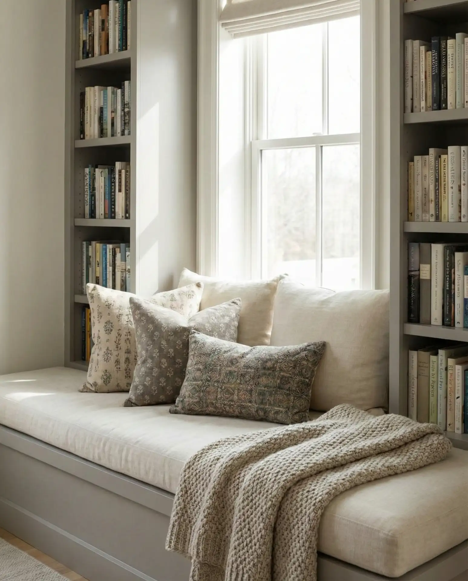 Cozy Window Seat Reading Nook 1