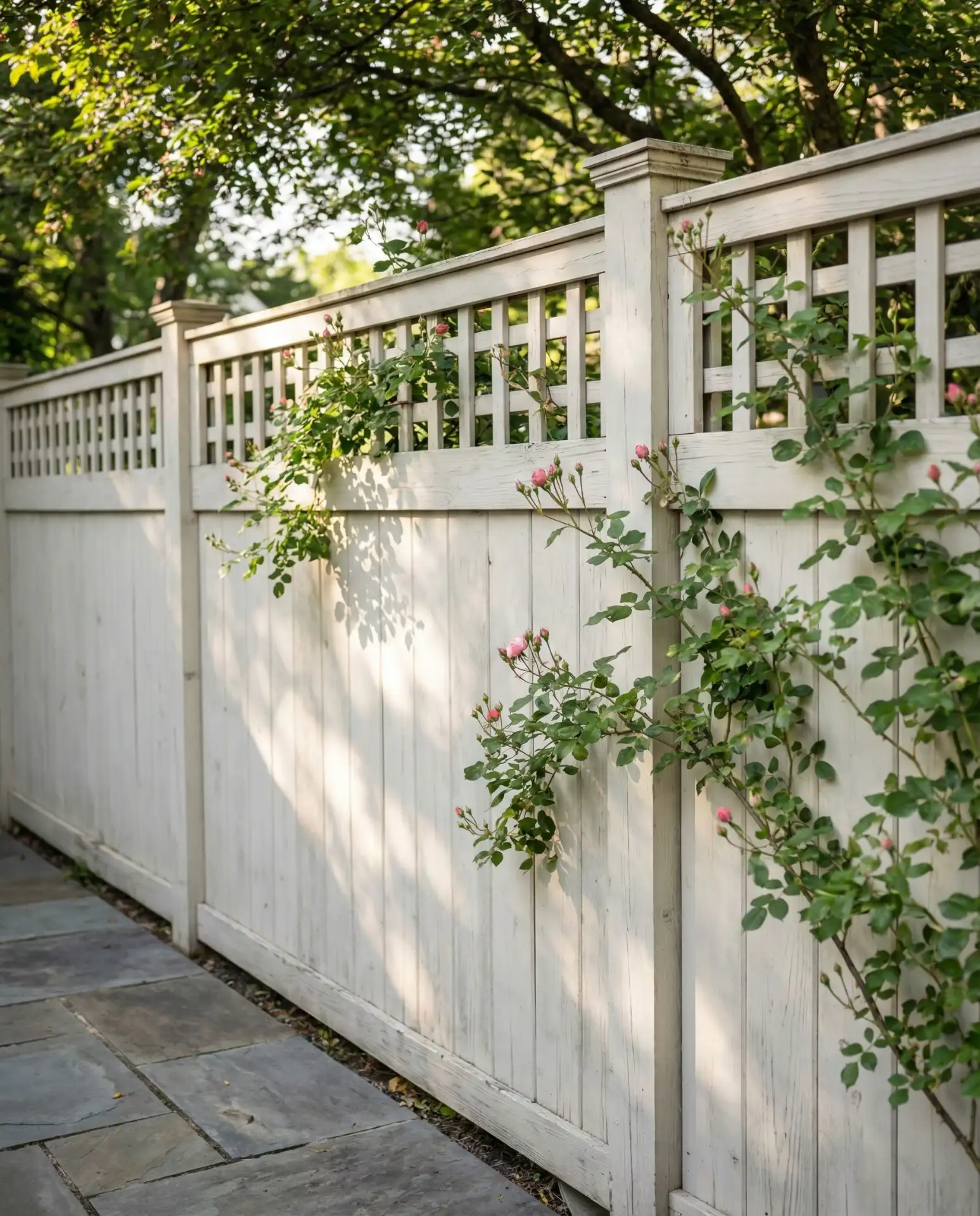Cream-Colored Privacy Panels 1