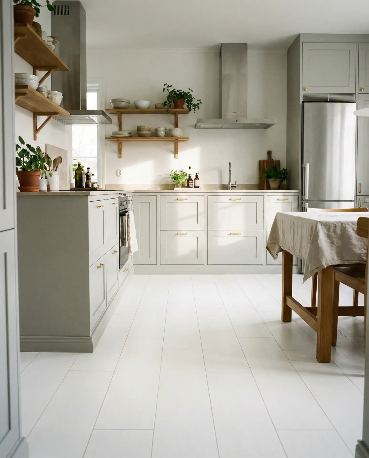 Crisp White Porcelain Planks 2