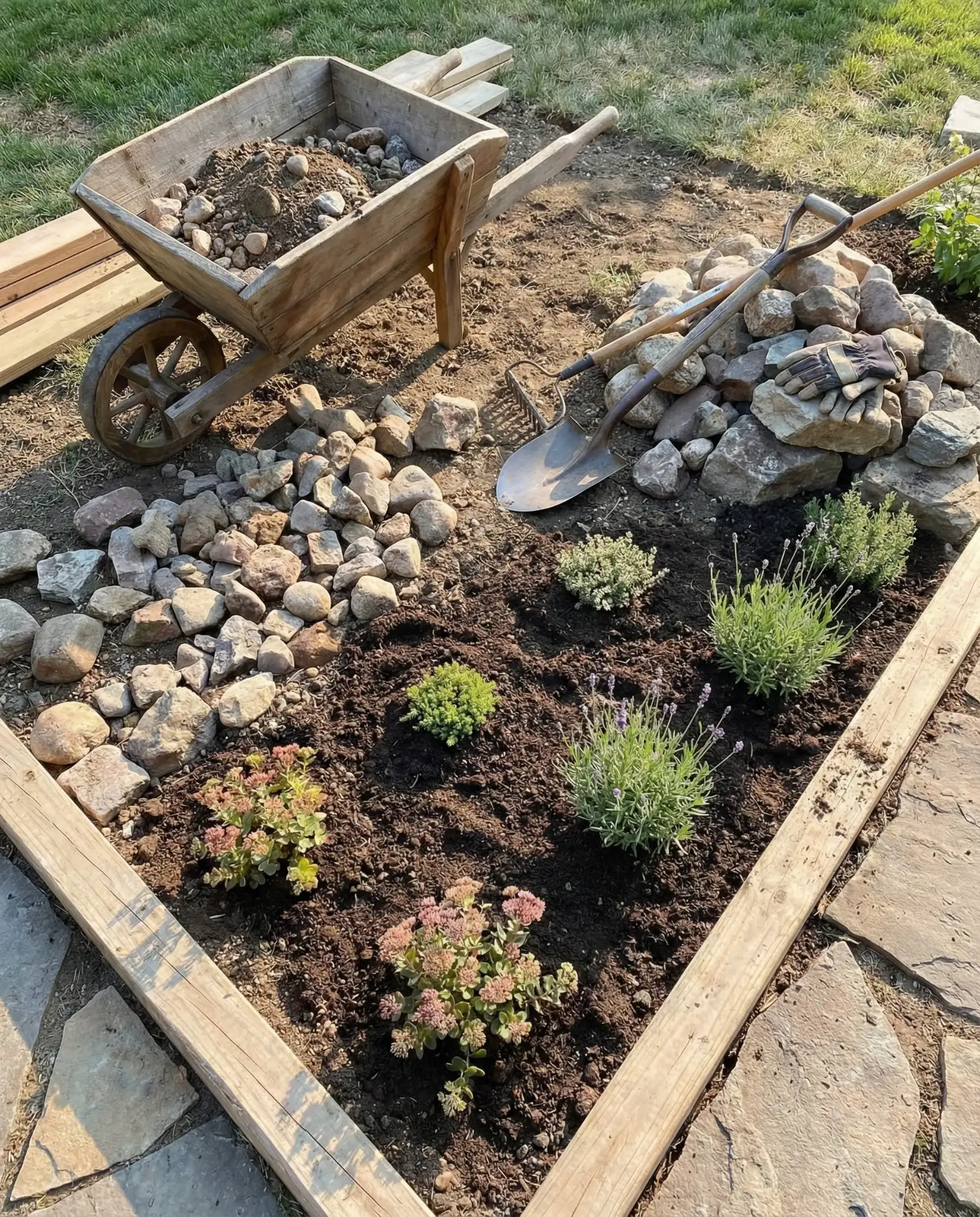 DIY Rock Garden Project 1