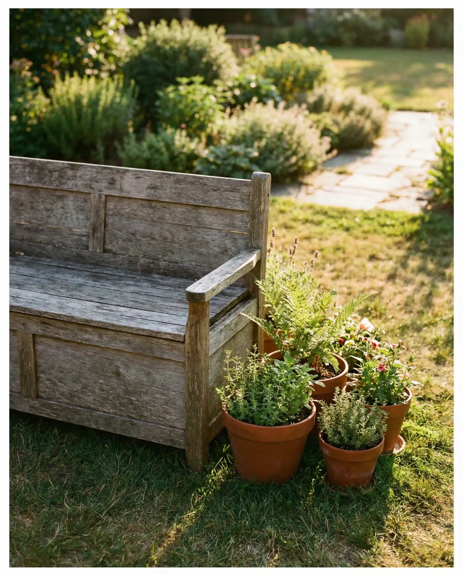 DIY Wooden Bench with Storage 2