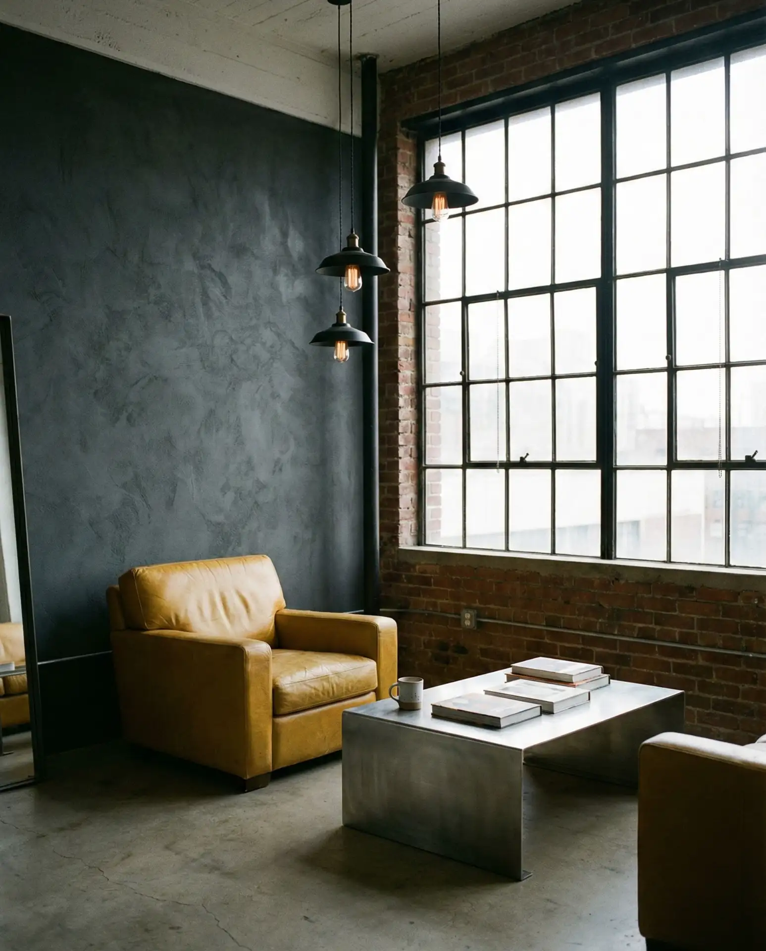 Dark Grey and Yellow Industrial Chic 2