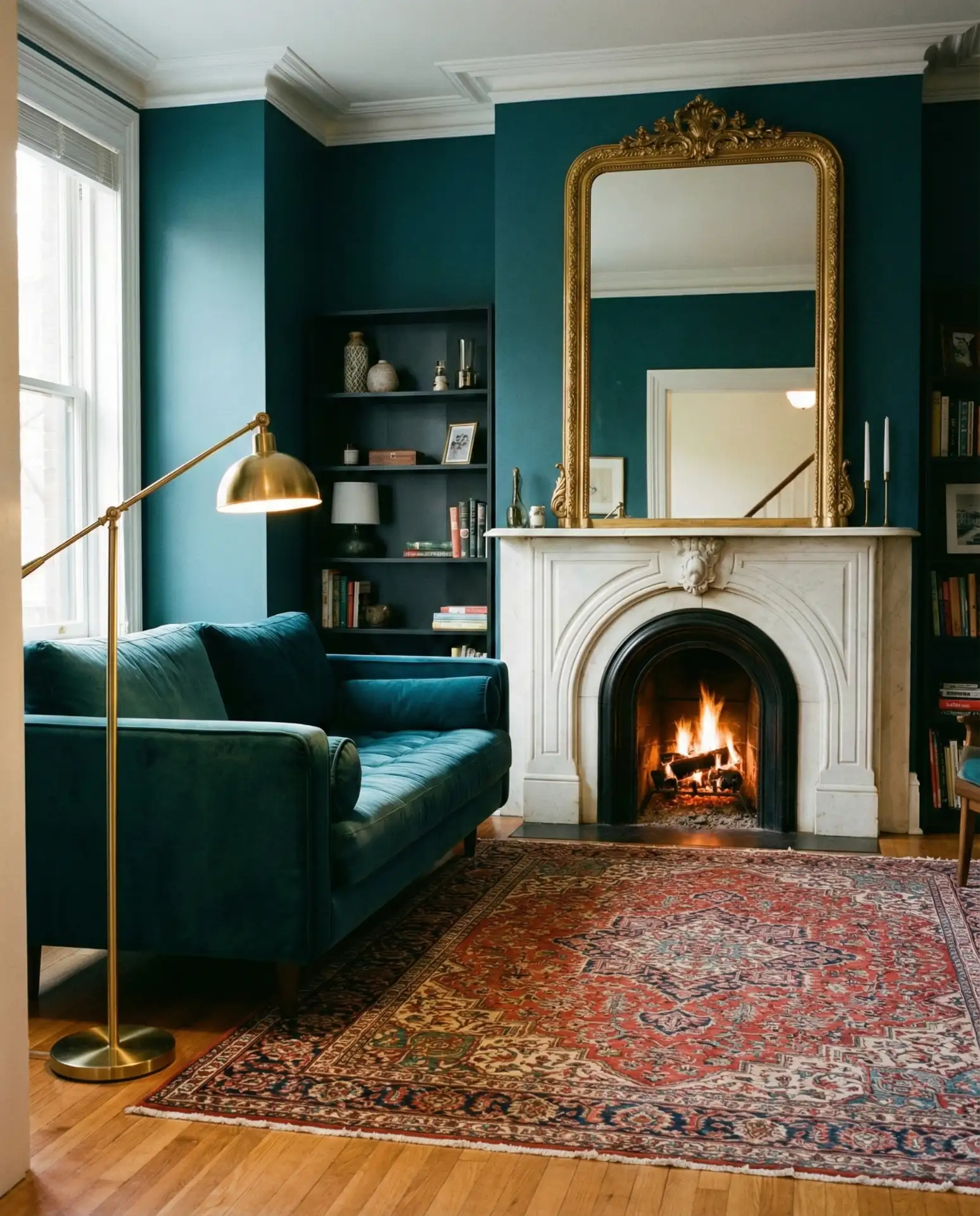 Deep Teal with Gold Accents 1