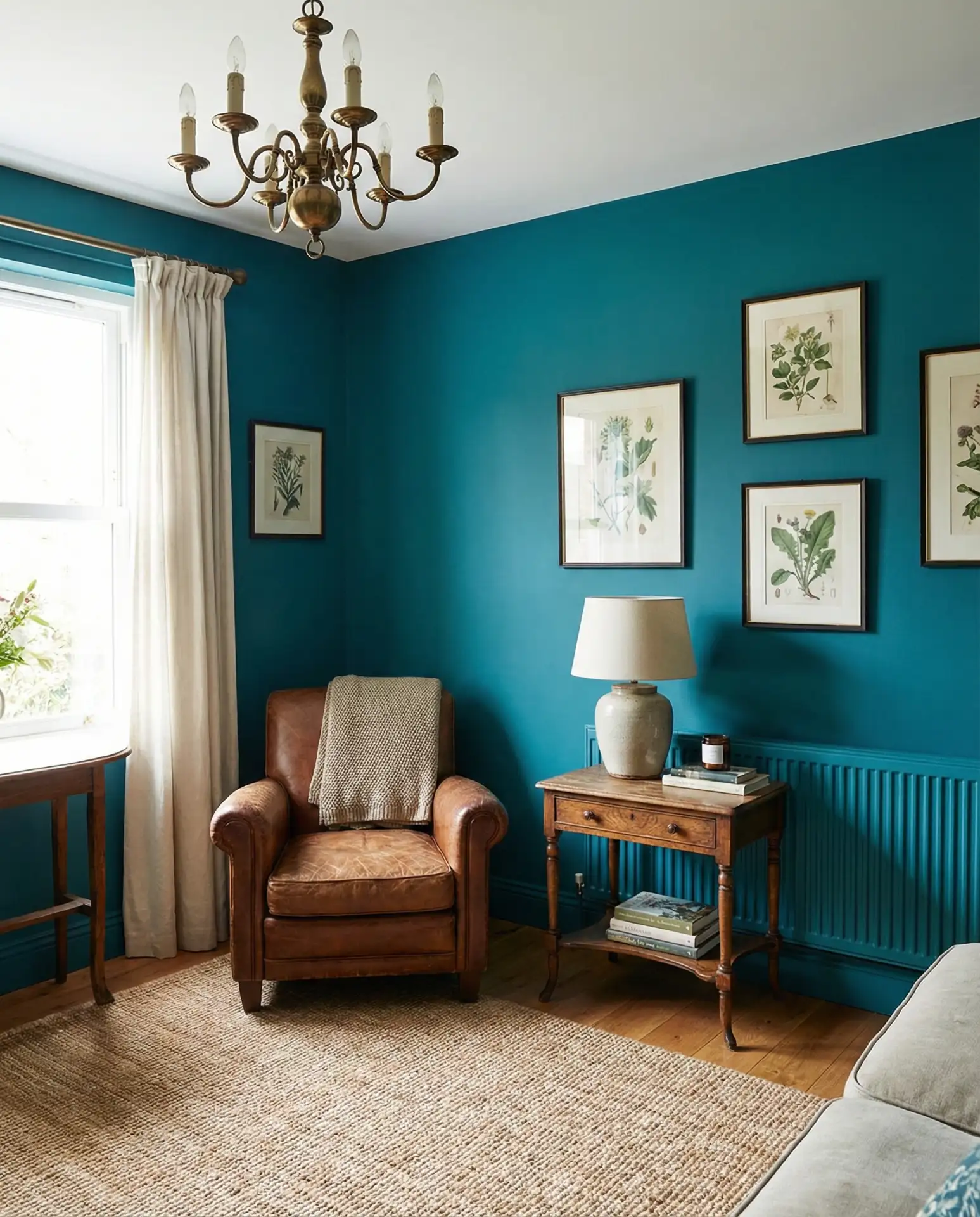 Deep Teal with Gold Accents 2