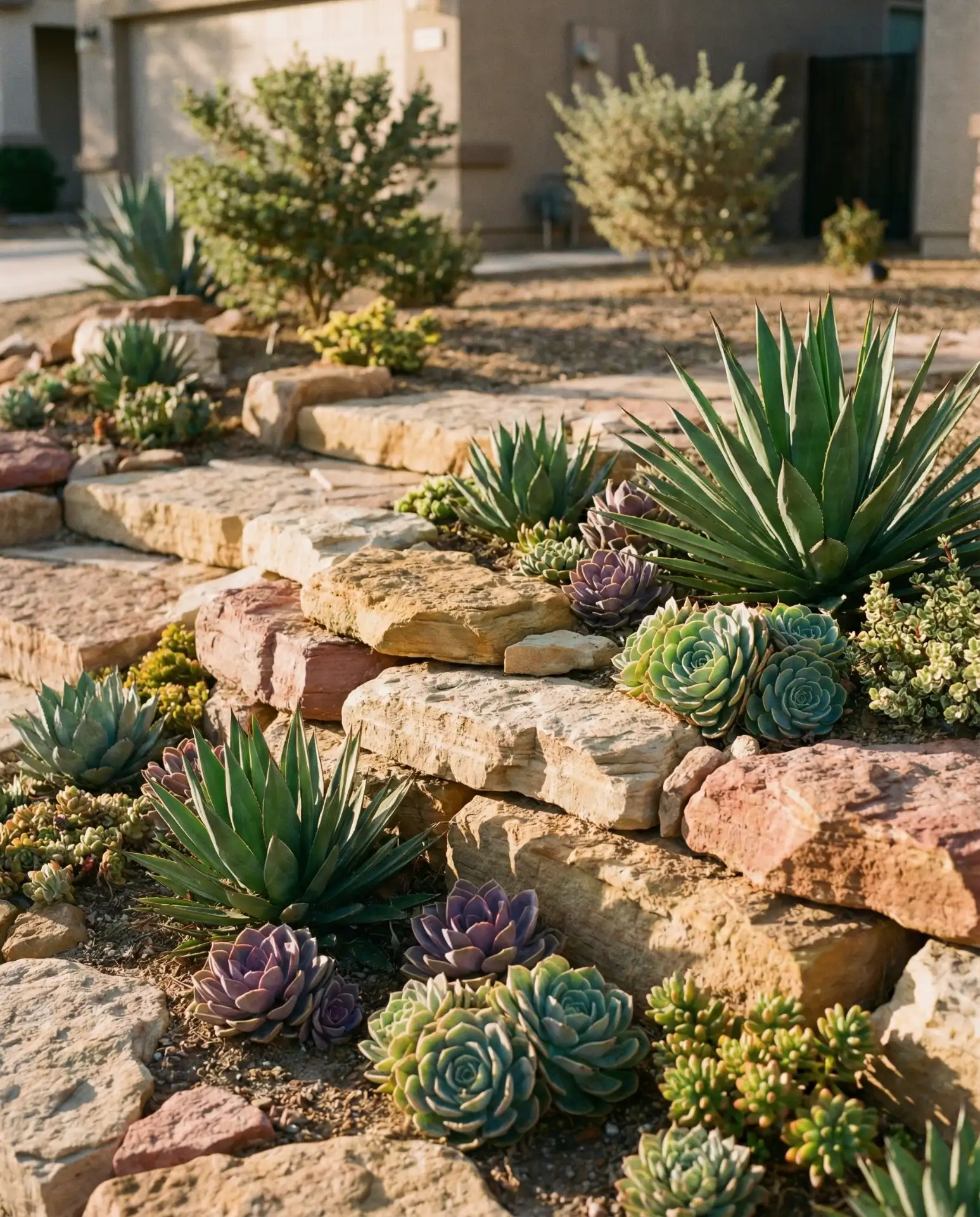 Desert Succulent Rock Garden 1