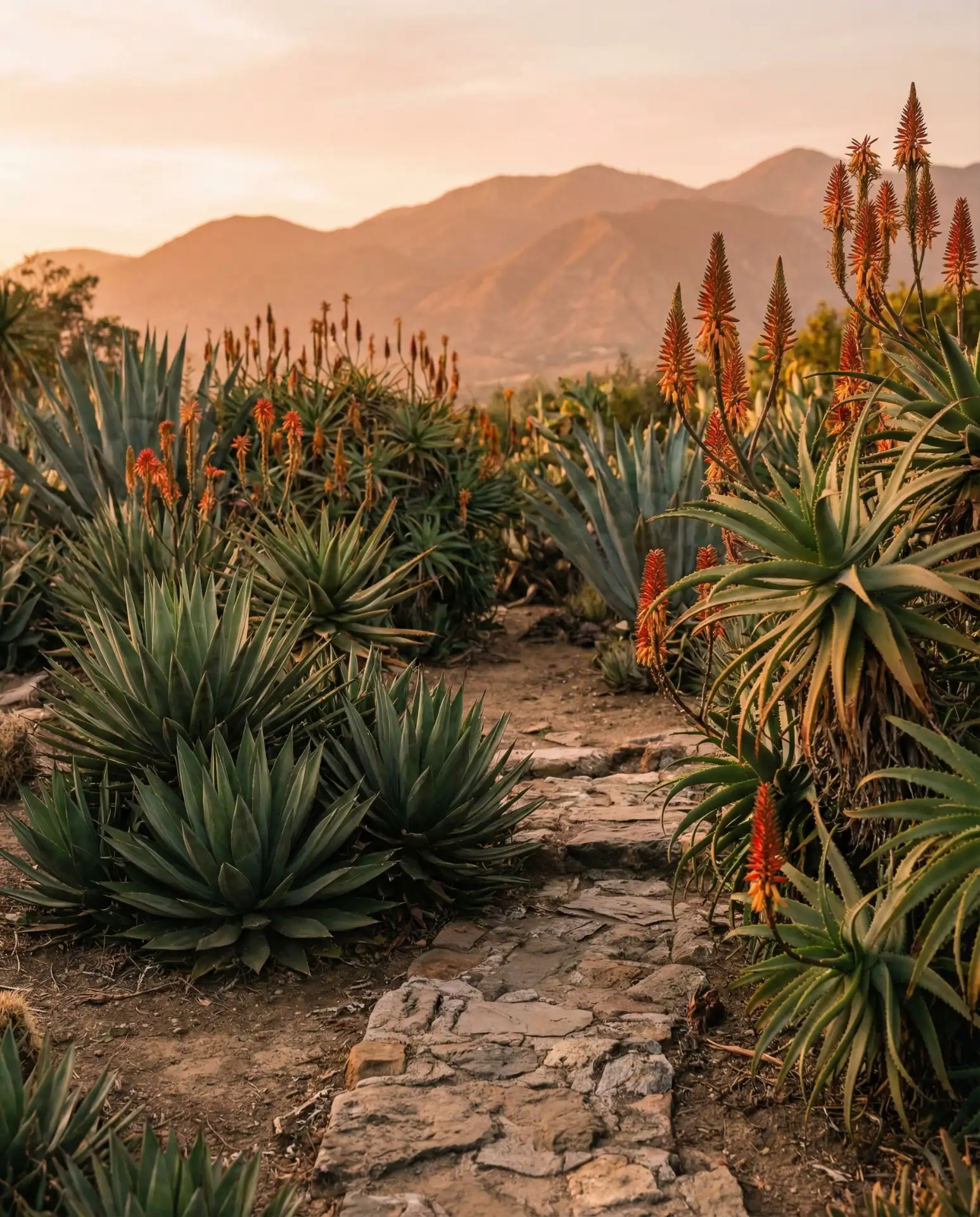 Desert Xeriscape with Bold Succulents 2