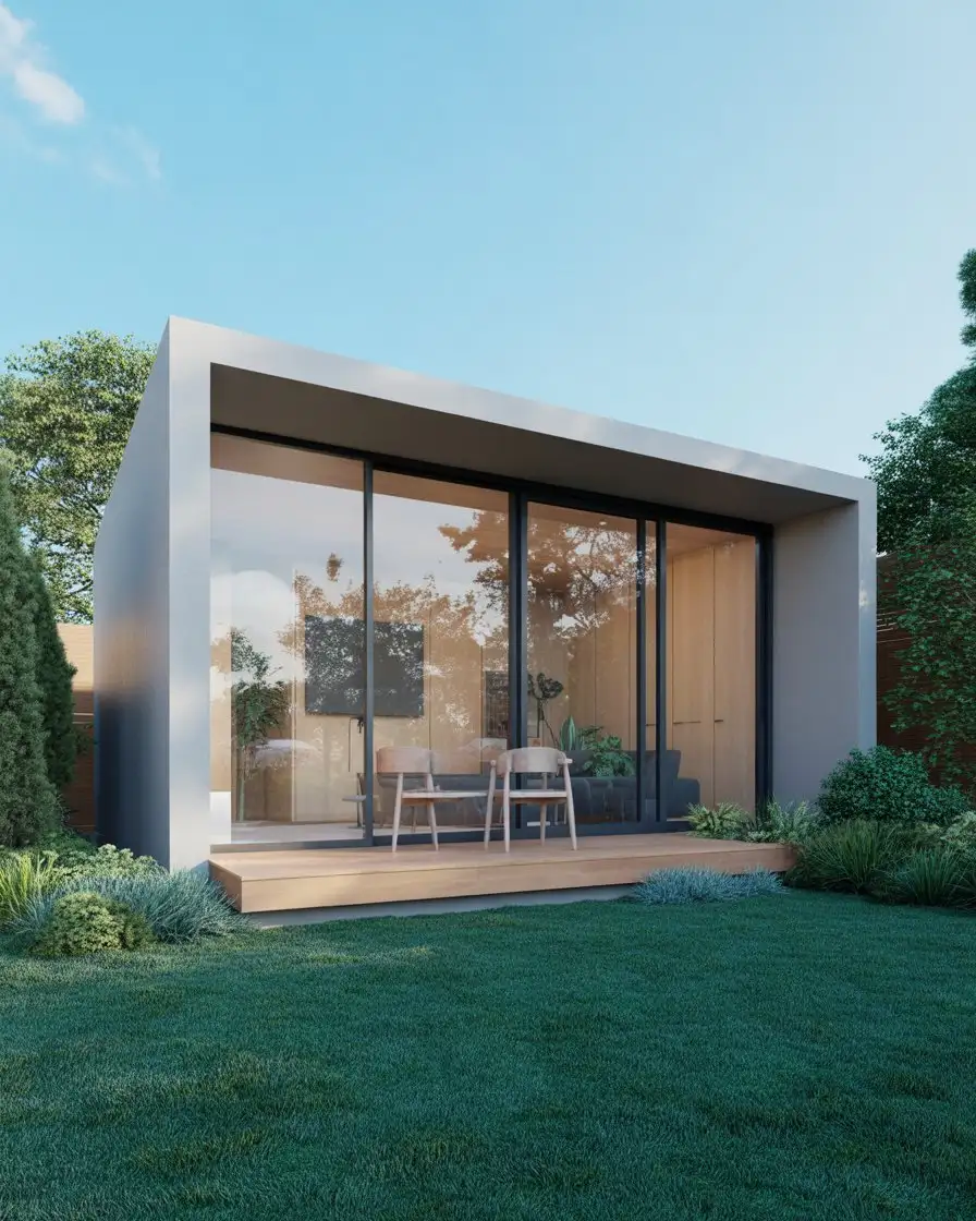 Detached Studio or Office with Patio 2