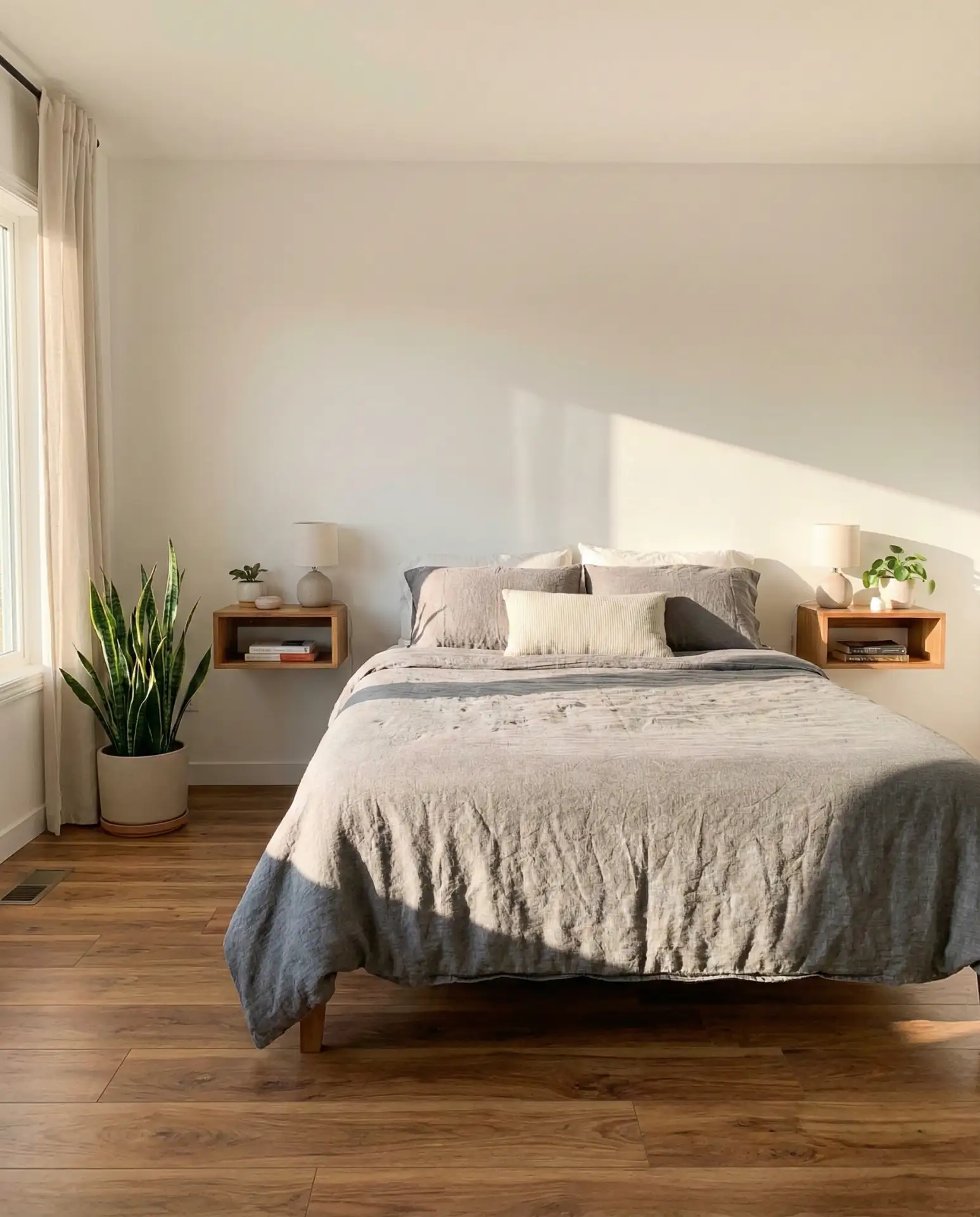 Double Bed with Symmetrical Nightstands 2