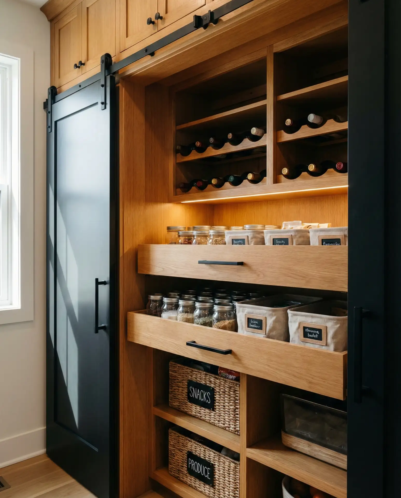 Dream Kitchen with Custom Pantry Wall 2