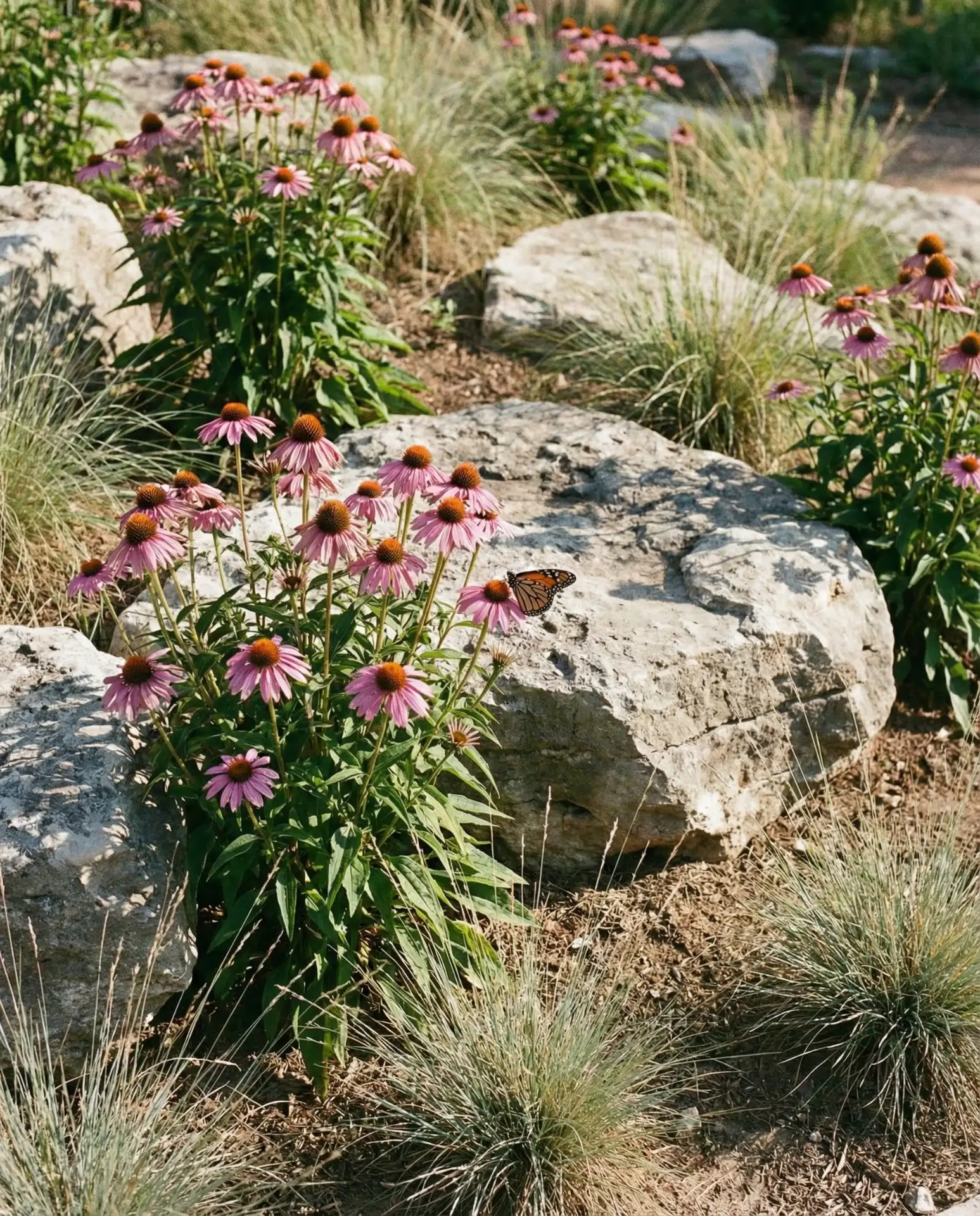 Drought-Tolerant Native Plant Rock Garden 2