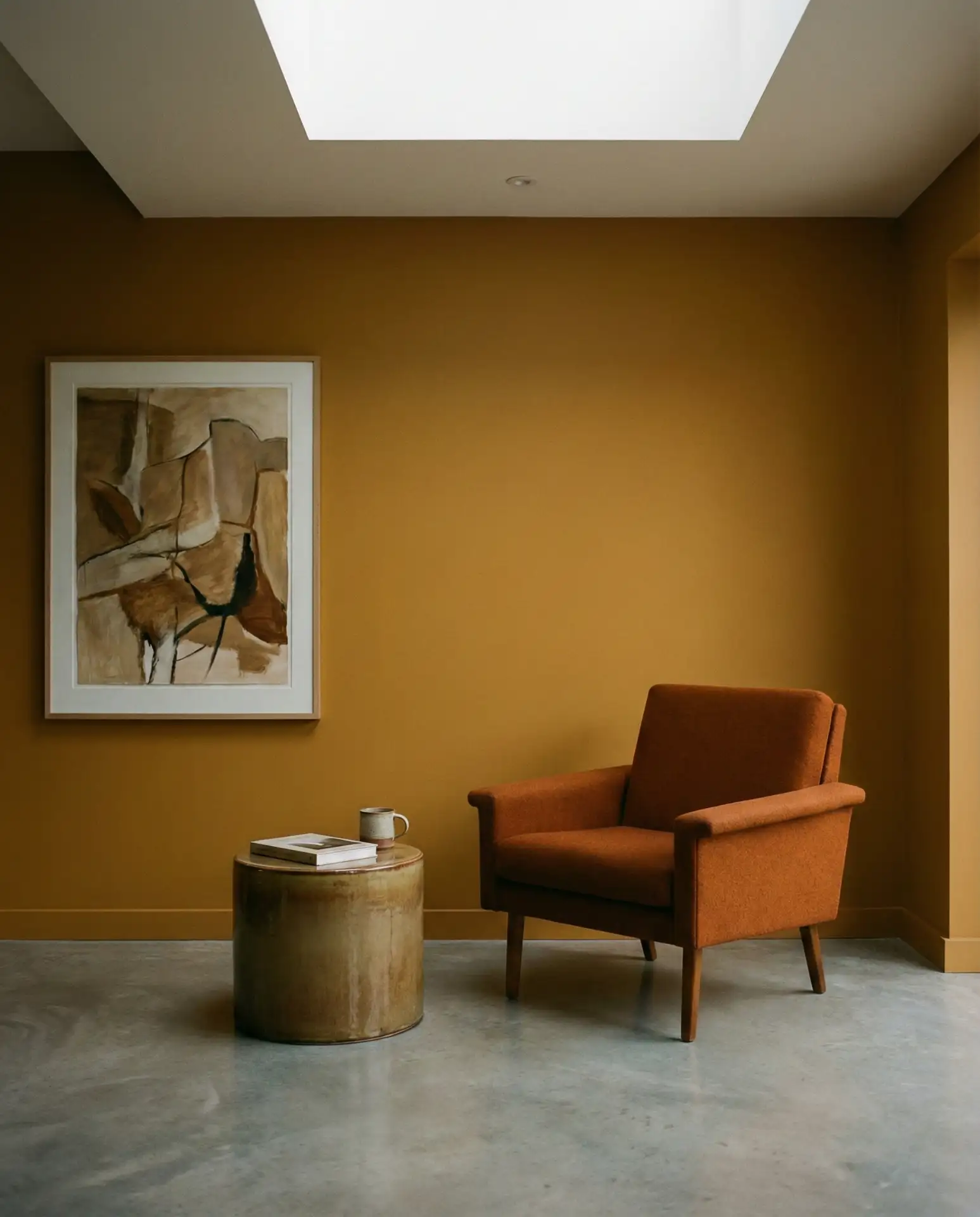 Dusty Mauve with Walnut Furniture 2