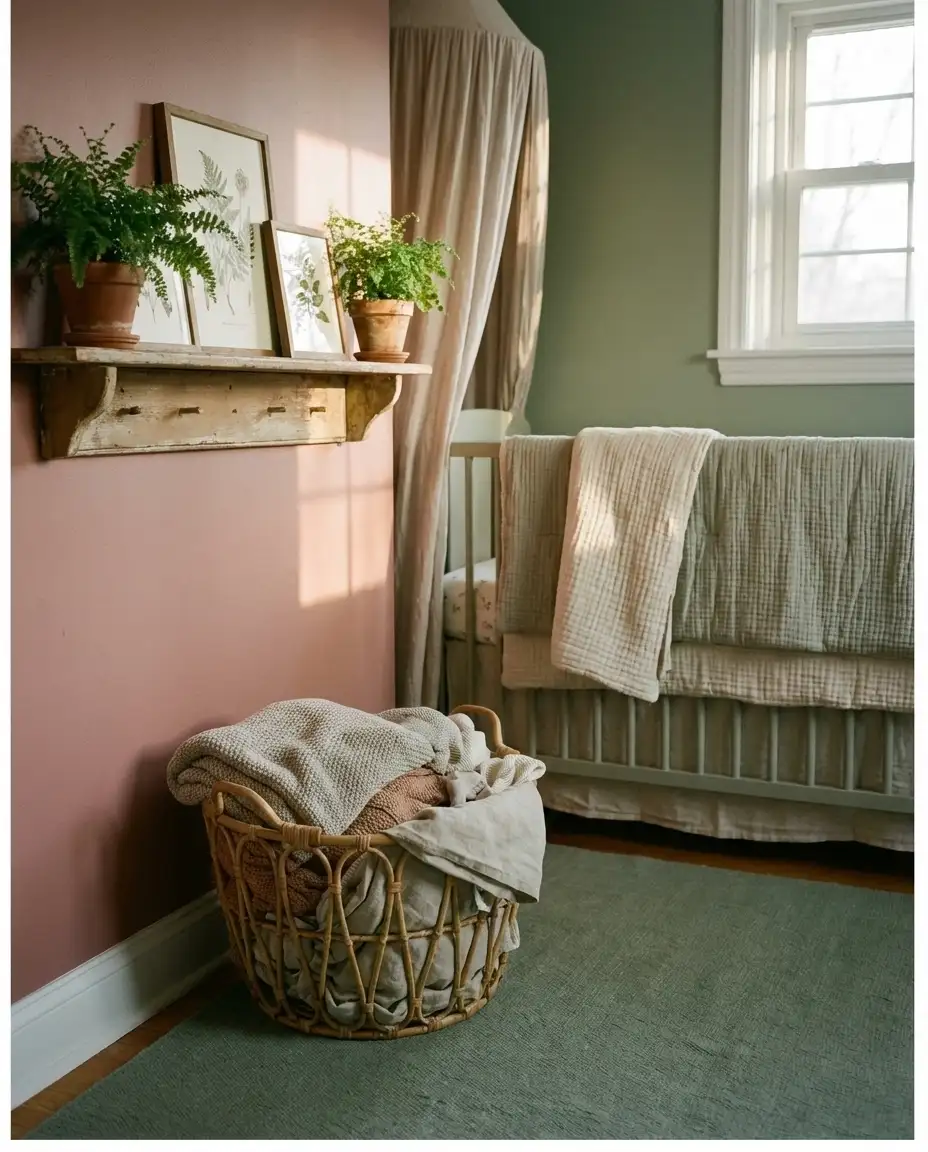 Dusty Rose and Sage Green Color Pairing 2