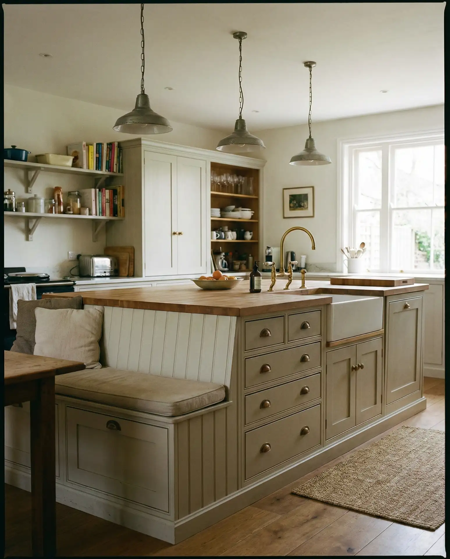 Elegant Two-Tone Cabinetry in Gray and White 2