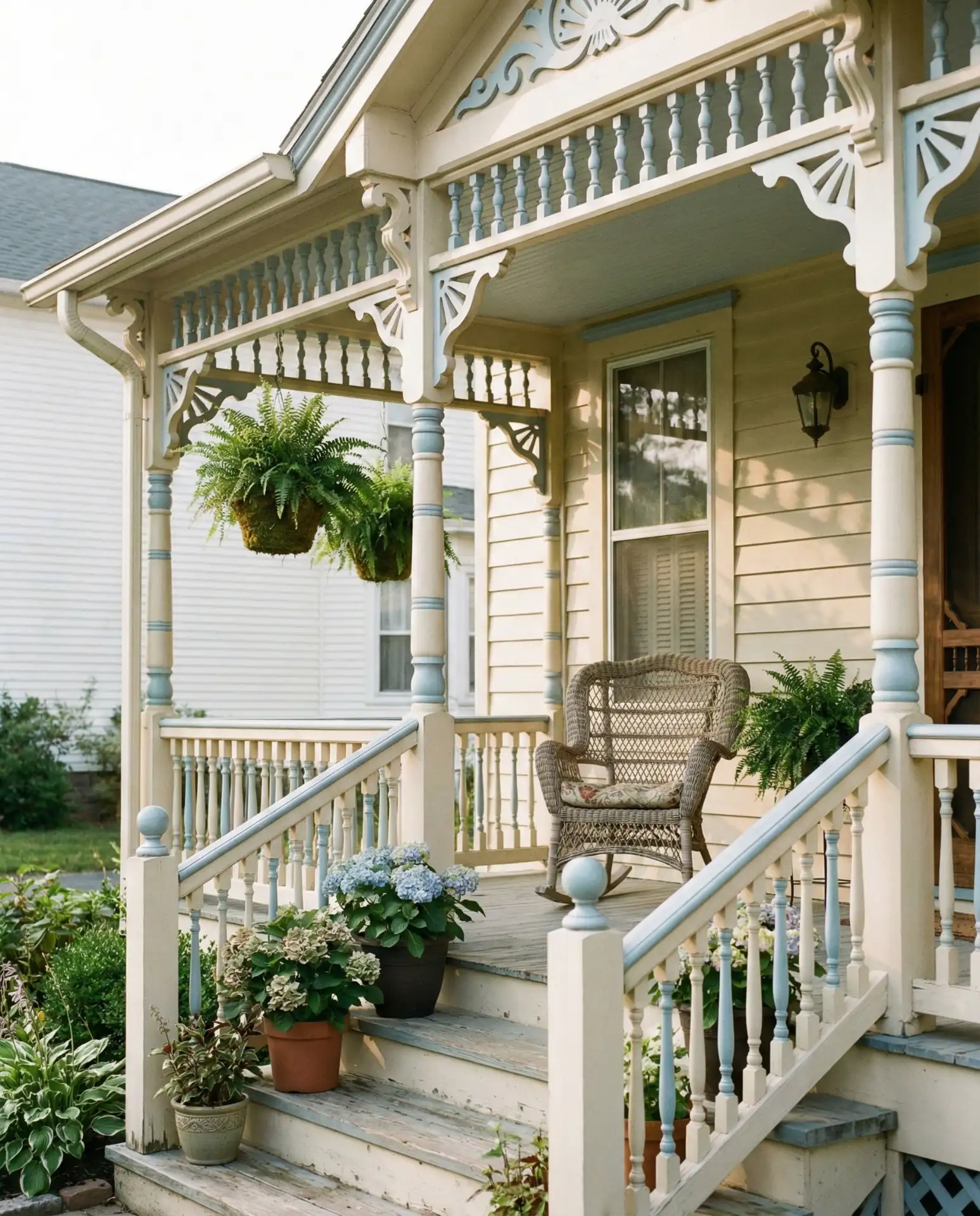 Elegant Victorian Porch Detail 1