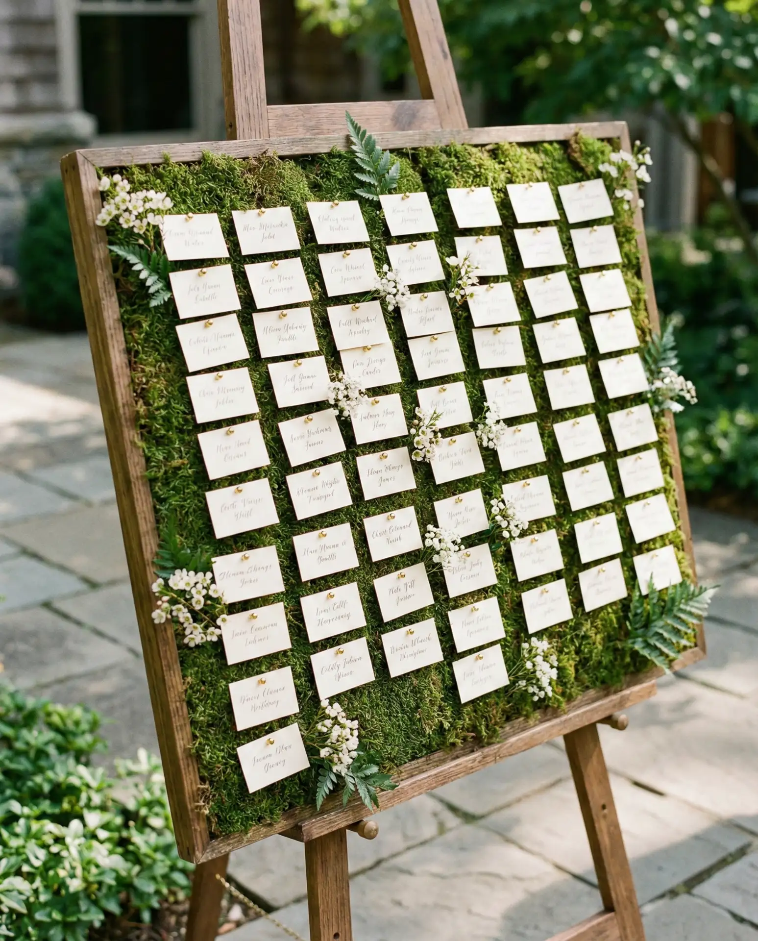 Escort Card Displays with Natural Elements 1
