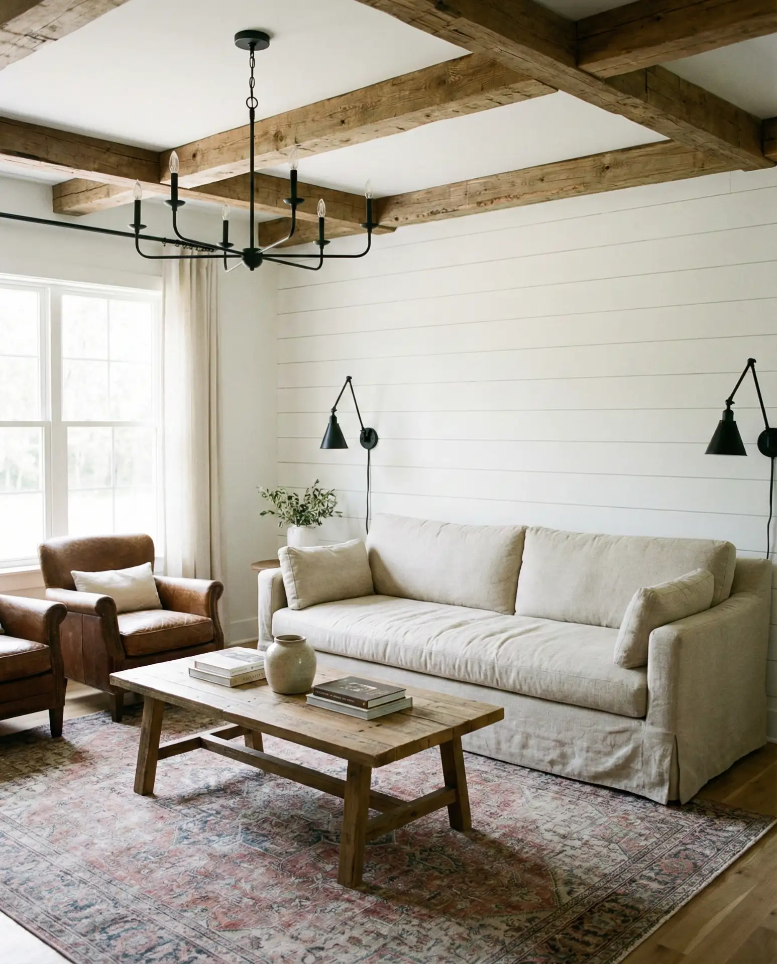 Farmhouse Shiplap and Reclaimed Wood 2