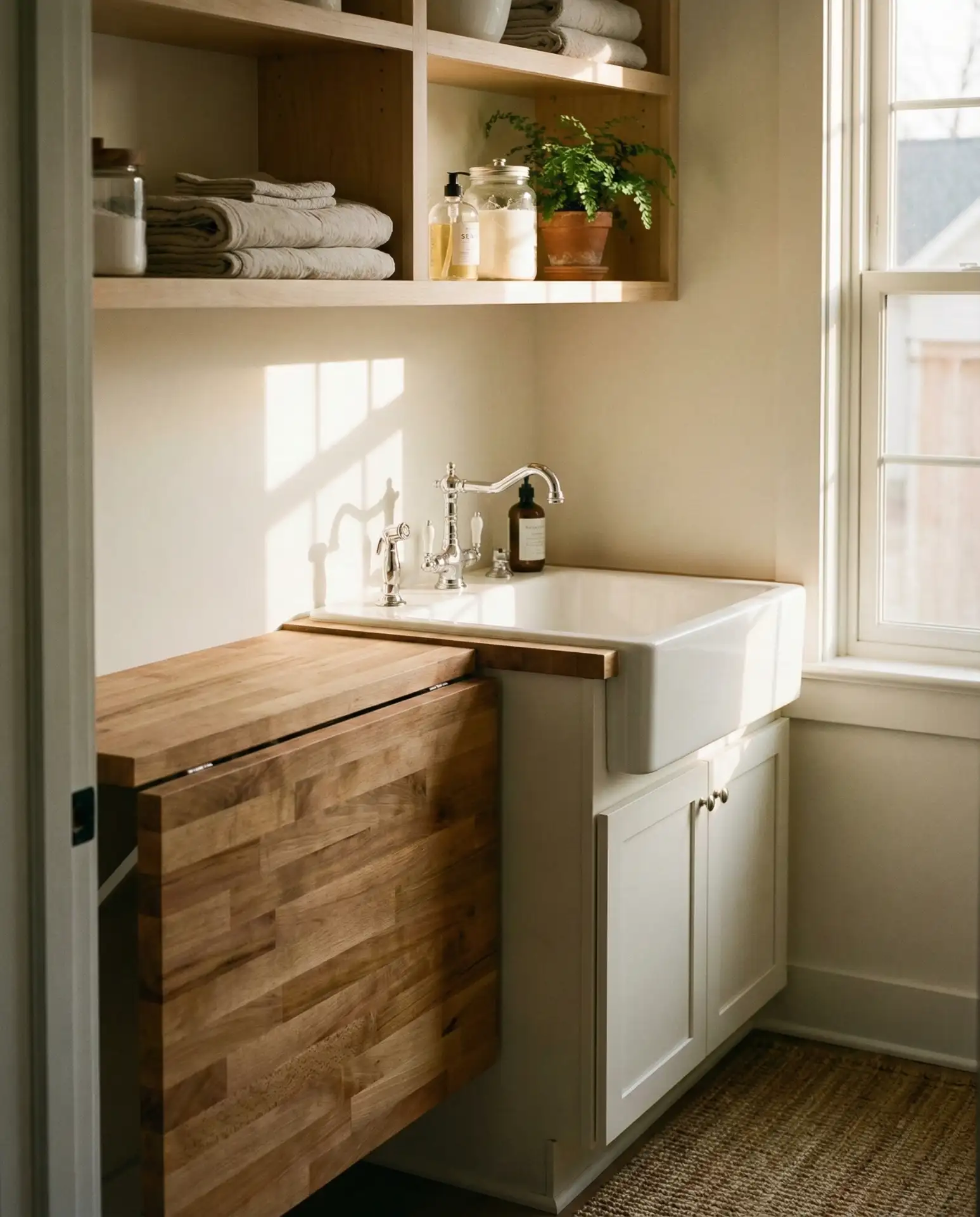 Farmhouse Sink and Folding Counter 2