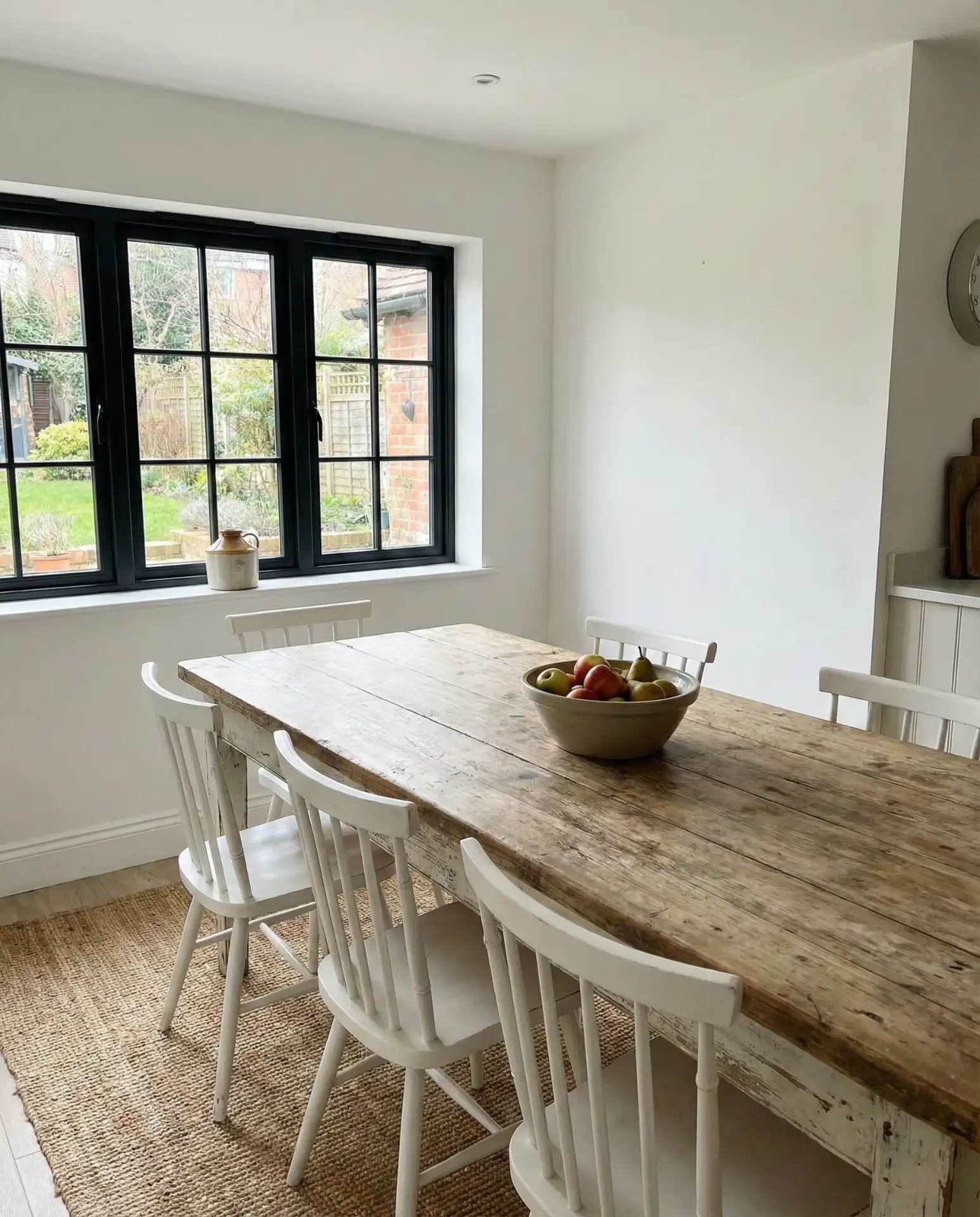 Farmhouse Table in Natural Wood 2