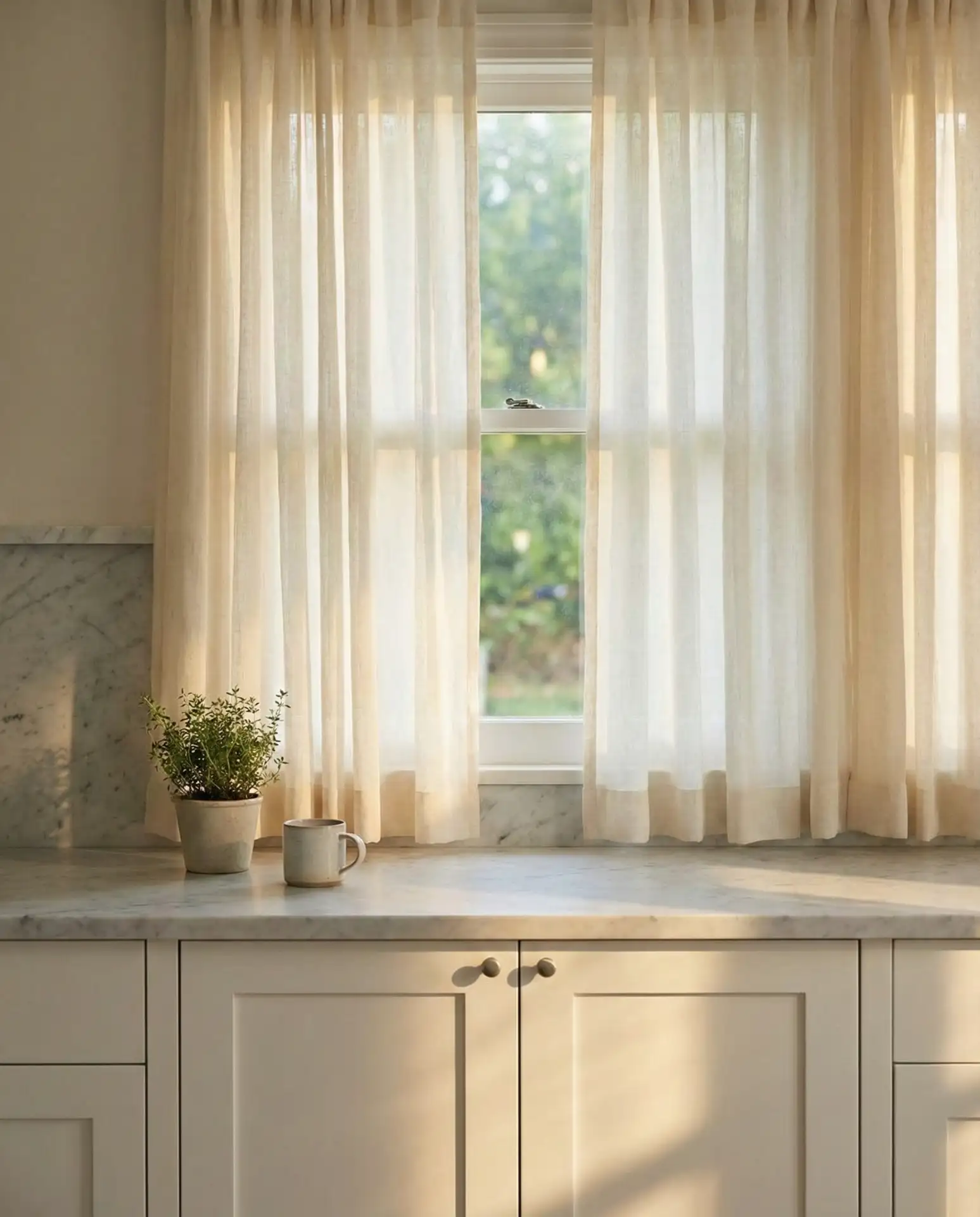 Flowing Linen Curtains for a Soft, Modern Look 2