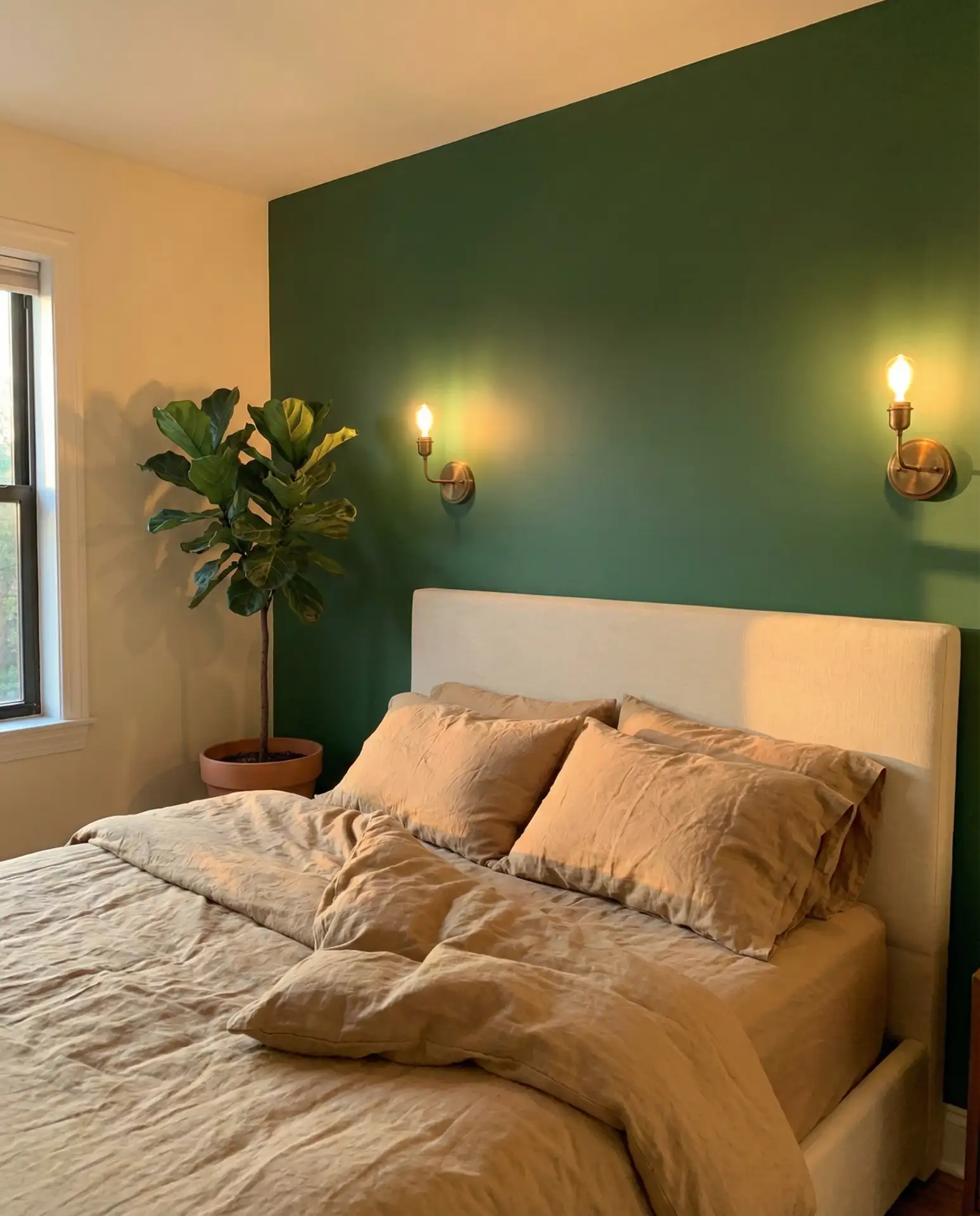 Forest Green Accent Wall 2