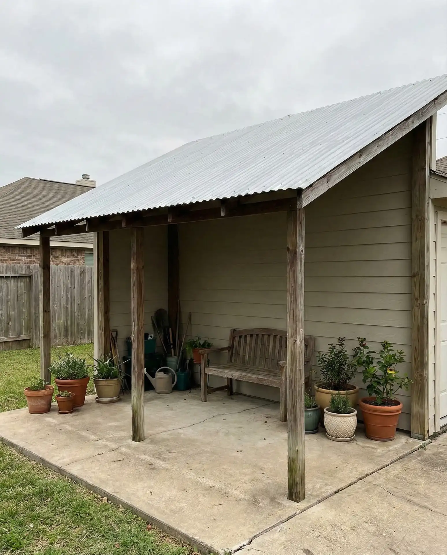 Functional Lean-To Porch Addition 2