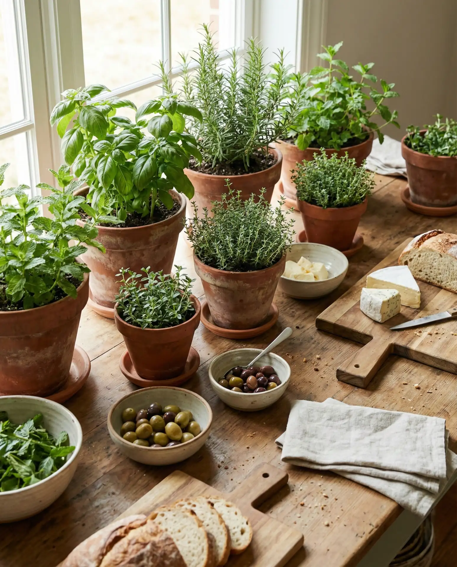 Garden-Inspired Fresh Herb Buffet 2