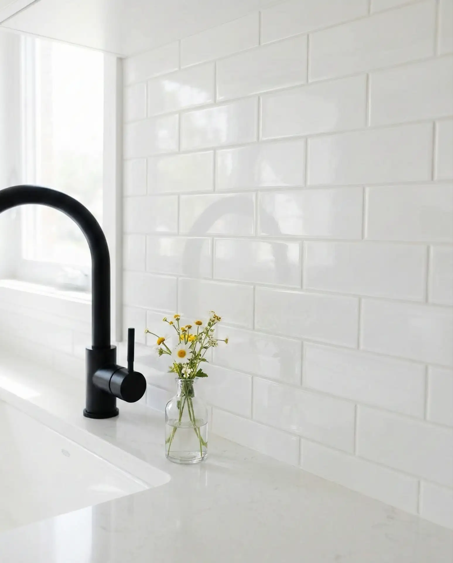Glossy White Subway Tile for Reflective Shine 2